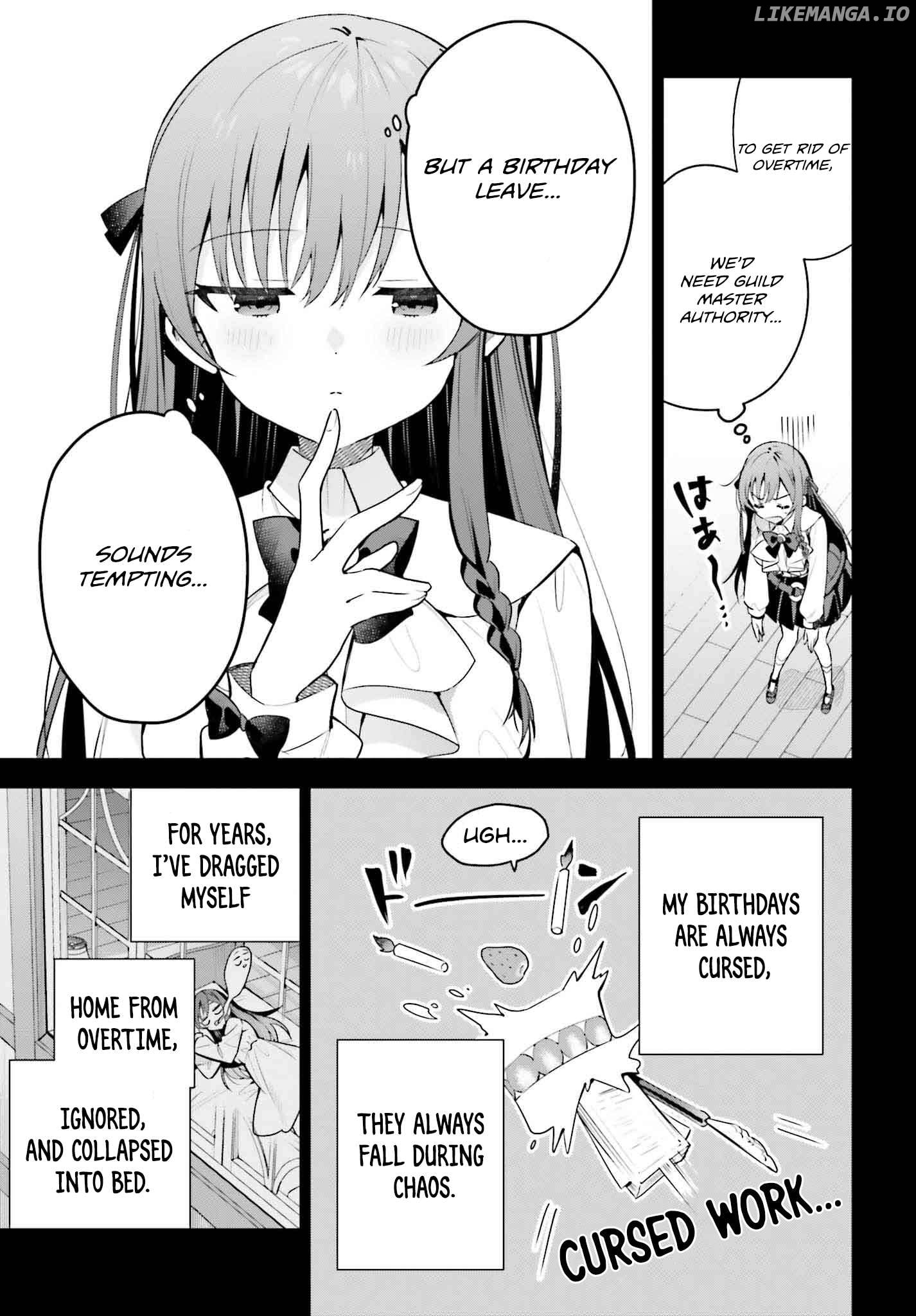 I’m the guild receptionist, but since I don’t want to work overtime, I think I’ll just solo the boss Chapter 41 - page 7