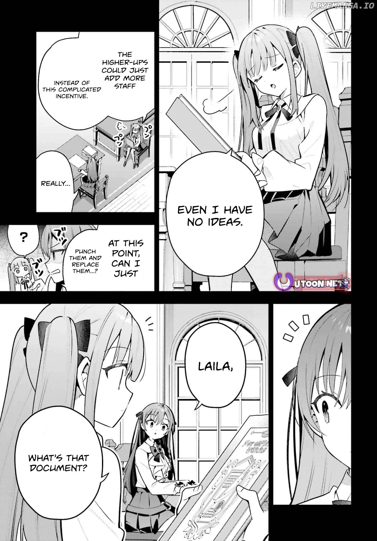I’m the guild receptionist, but since I don’t want to work overtime, I think I’ll just solo the boss Chapter 41 - page 9
