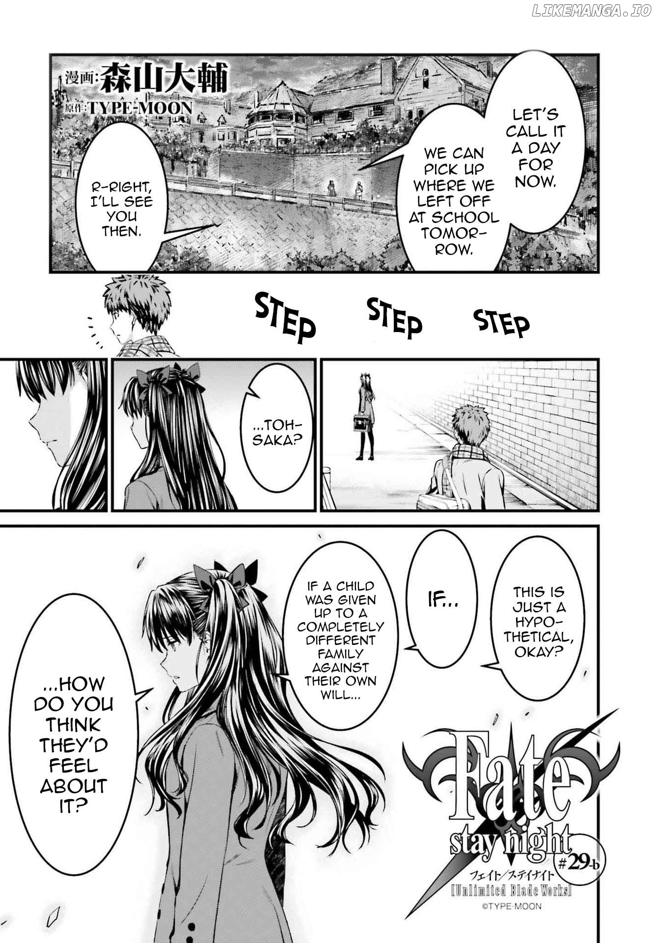 Fate/stay Night - Unlimited Blade Works Chapter 29.2 - page 1