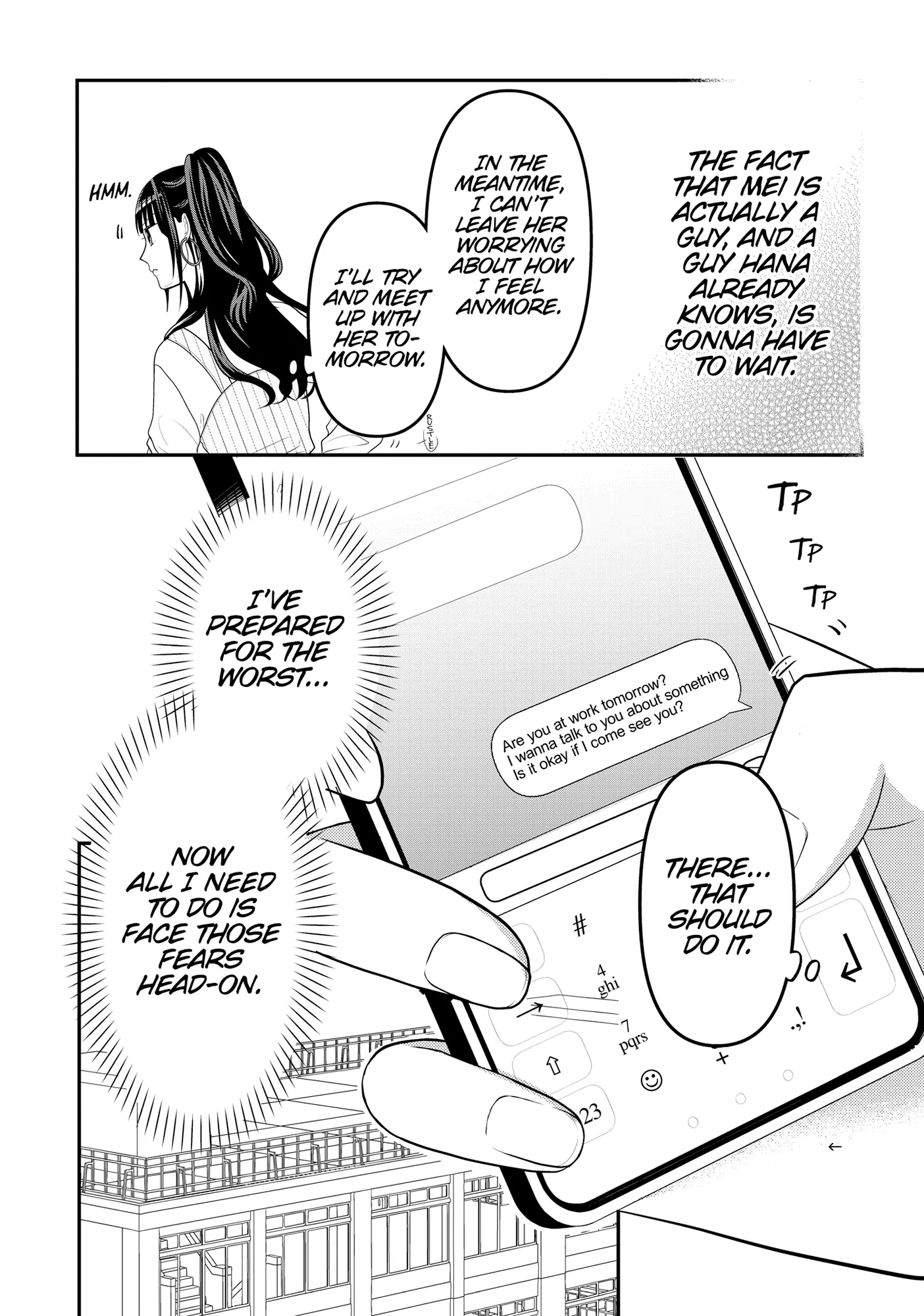 Josou Shite Mendoukusai Koto ni Natteru Nekura to Yankee no Ryou Kataomoi Chapter 105 - page 23