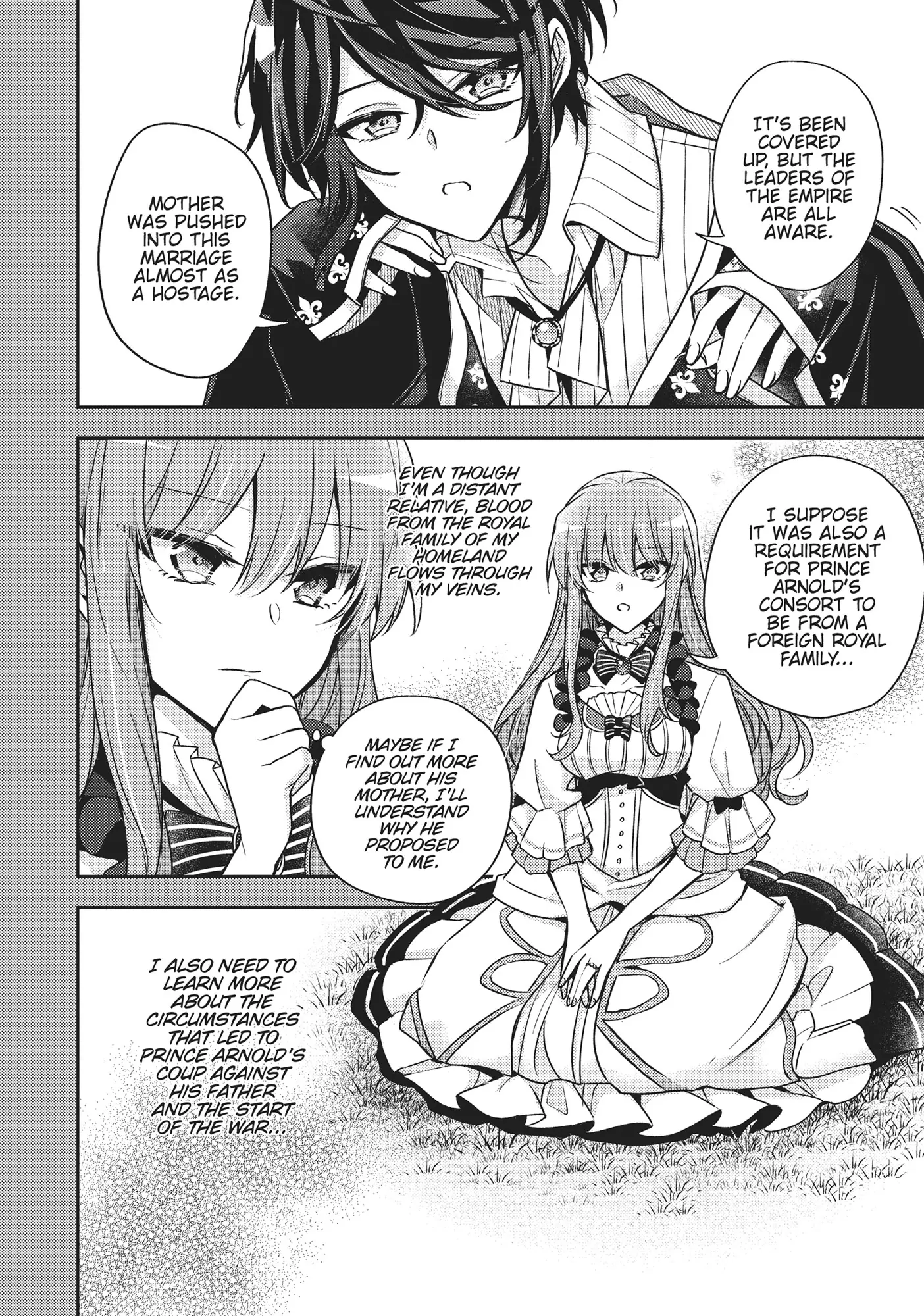Loop 7-kaime no Akuyaku Reijou wa, Moto Tekikoku de Juukimama na Hanayome Seikatsu o Mankitsu Suru Chapter 32 - page 11