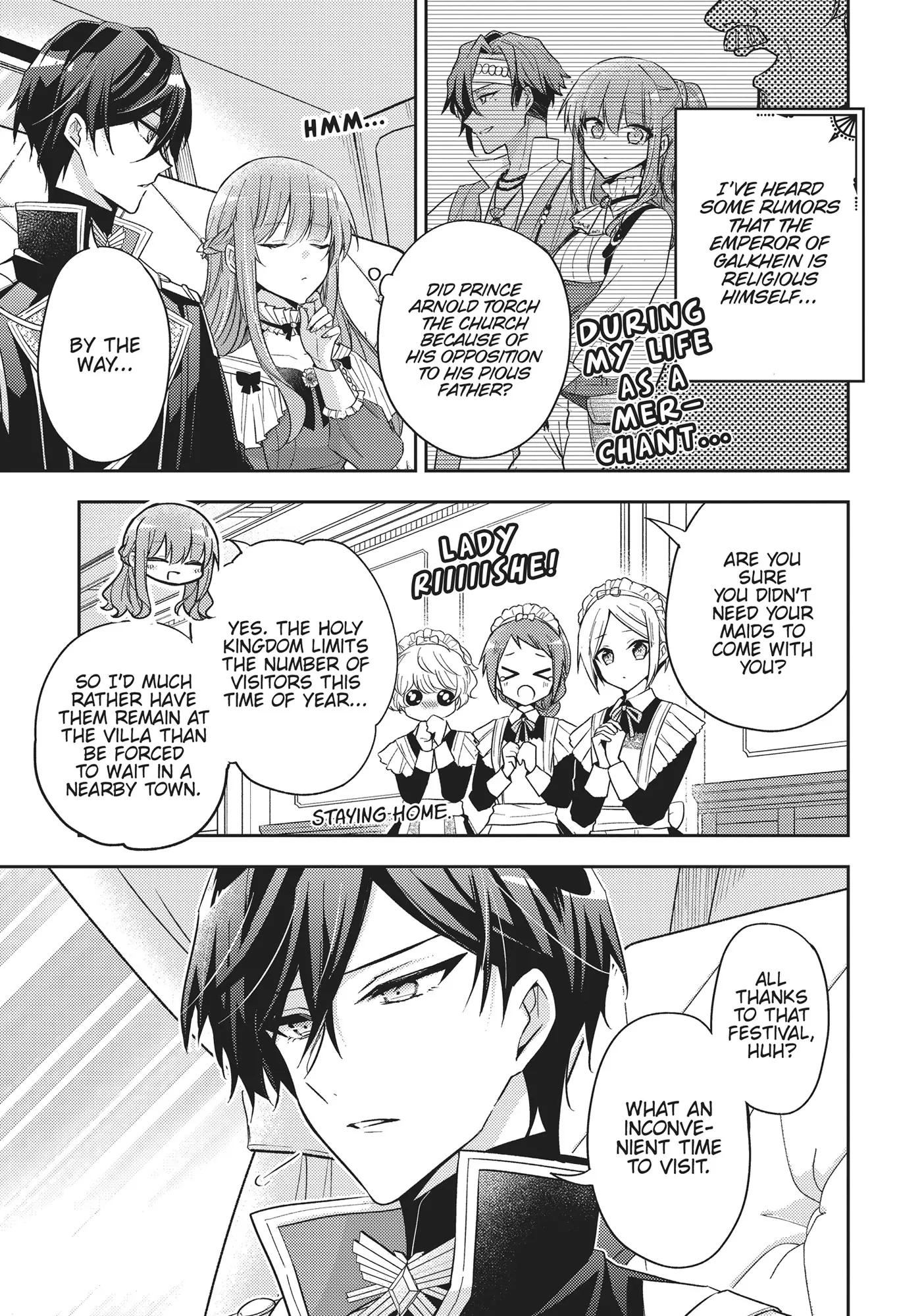 Loop 7-kaime no Akuyaku Reijou wa, Moto Tekikoku de Juukimama na Hanayome Seikatsu o Mankitsu Suru Chapter 32 - page 24