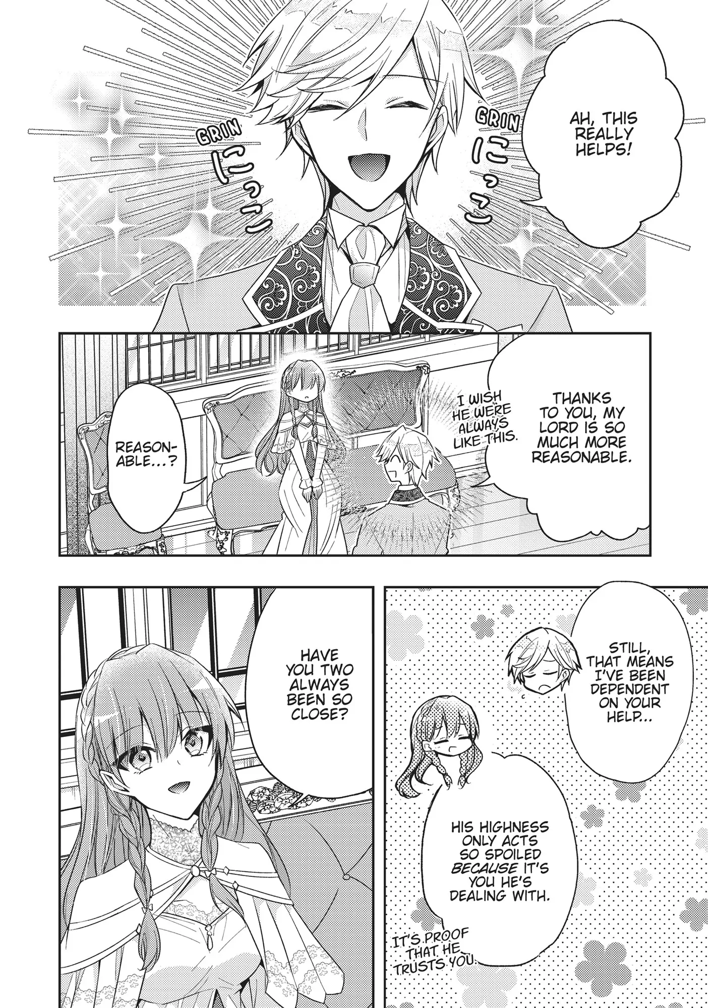 Loop 7-kaime no Akuyaku Reijou wa, Moto Tekikoku de Juukimama na Hanayome Seikatsu o Mankitsu Suru Chapter 34 - page 10