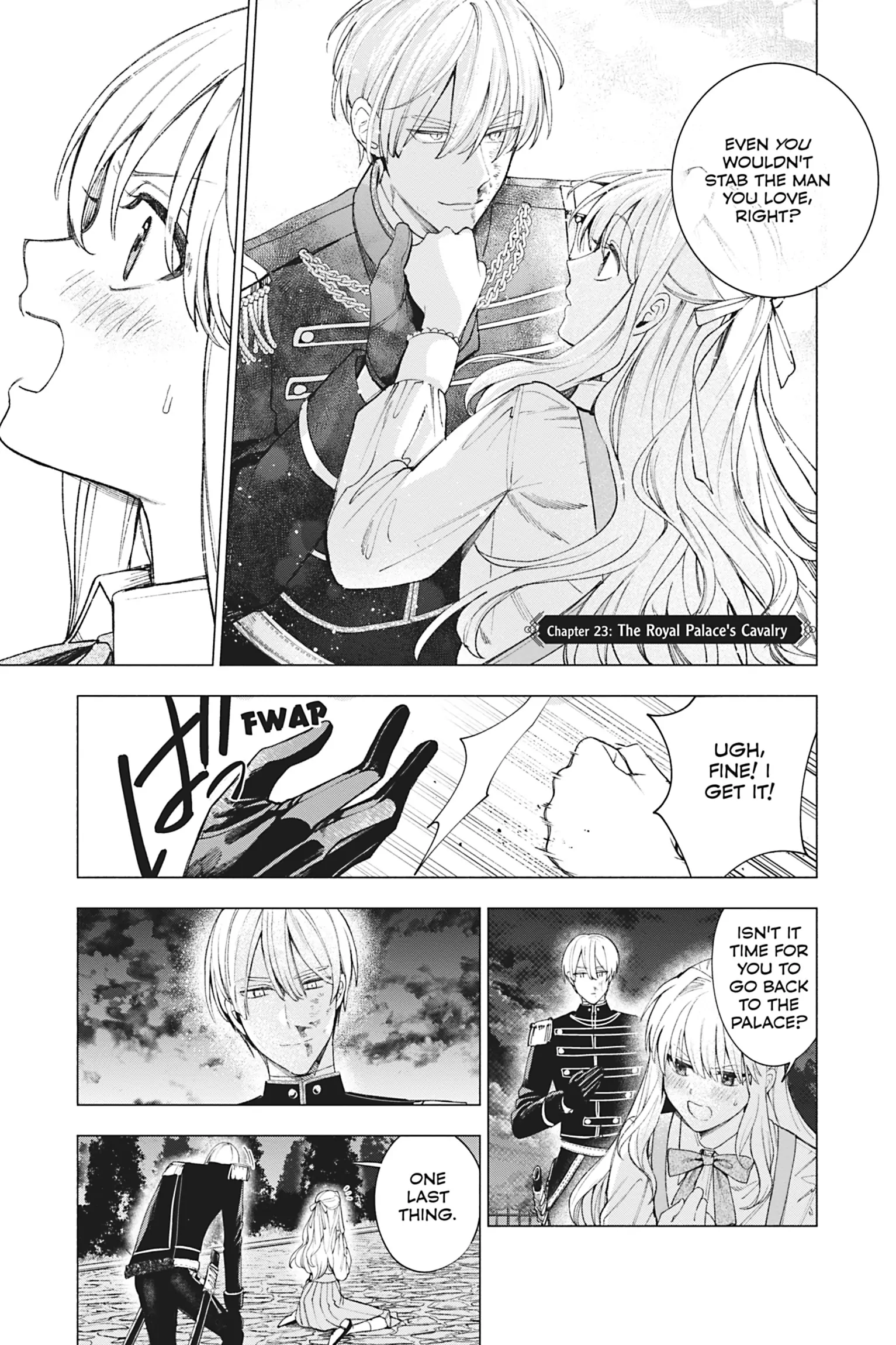 The Young Lady of a District Count Is Sold and Forced to Dote on the Crown Prince of the Neighboring Country Chapter 23 - page 1