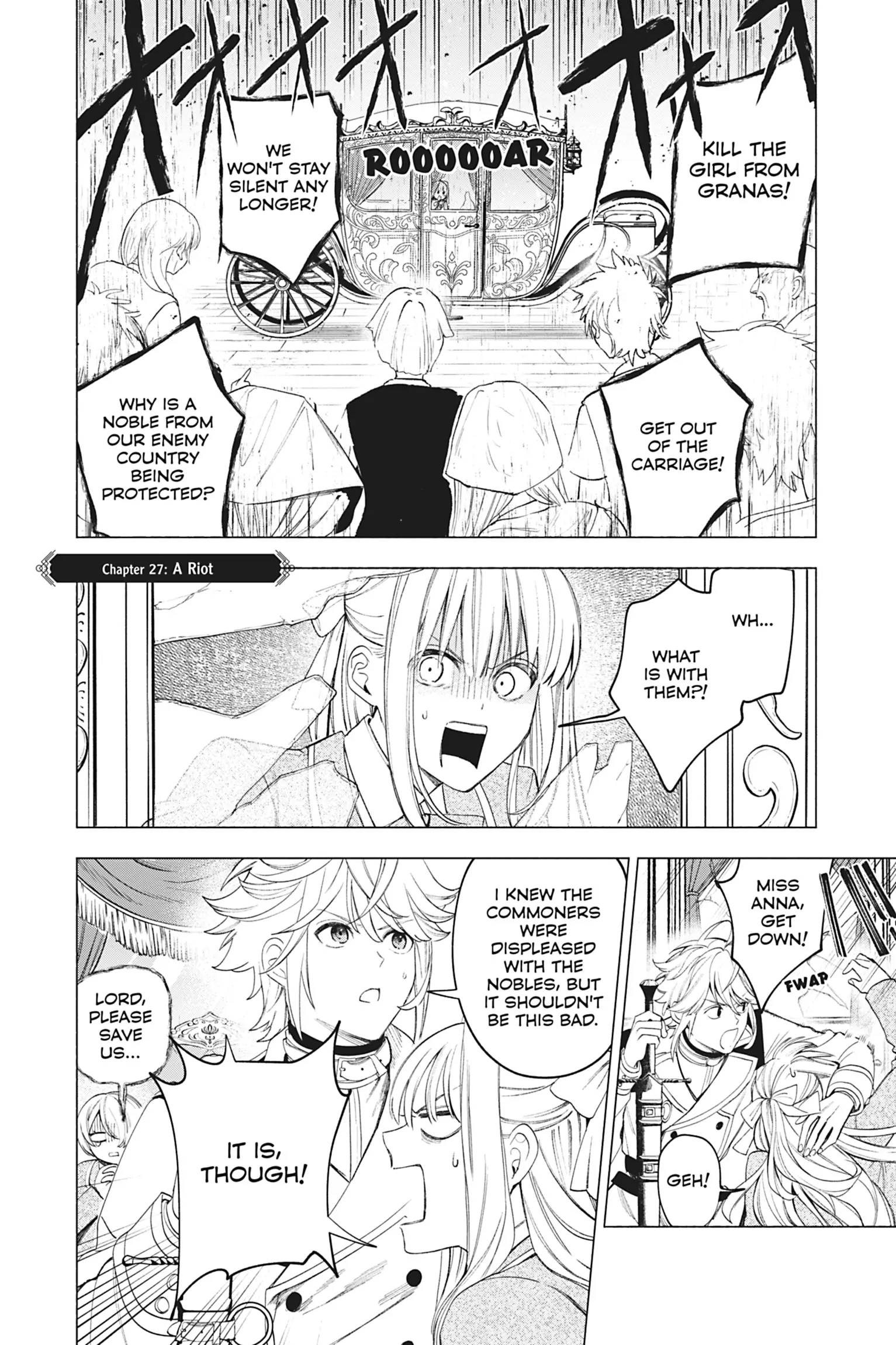 The Young Lady of a District Count Is Sold and Forced to Dote on the Crown Prince of the Neighboring Country Chapter 27 - page 1