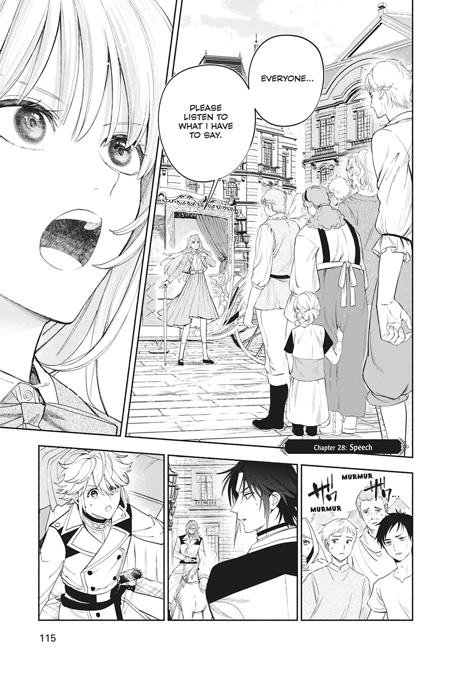 The Young Lady of a District Count Is Sold and Forced to Dote on the Crown Prince of the Neighboring Country Chapter 28 - page 1