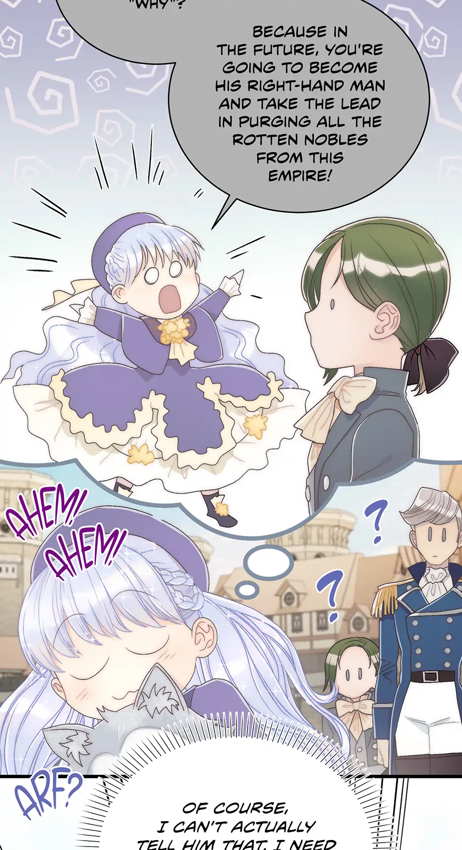 The Youngest Child of the Family Is Preventing the World From Ending Chapter 37 - page 54