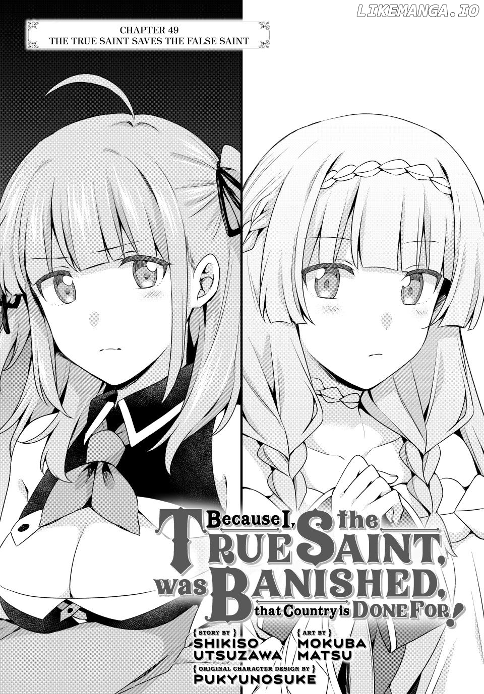 Because I, the True Saint, was Banished, that Country is Done For! [Official] Chapter 49 - page 1