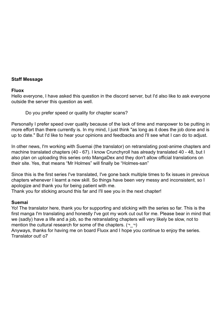 Holmes of Kyoto Chapter 69 - page 41