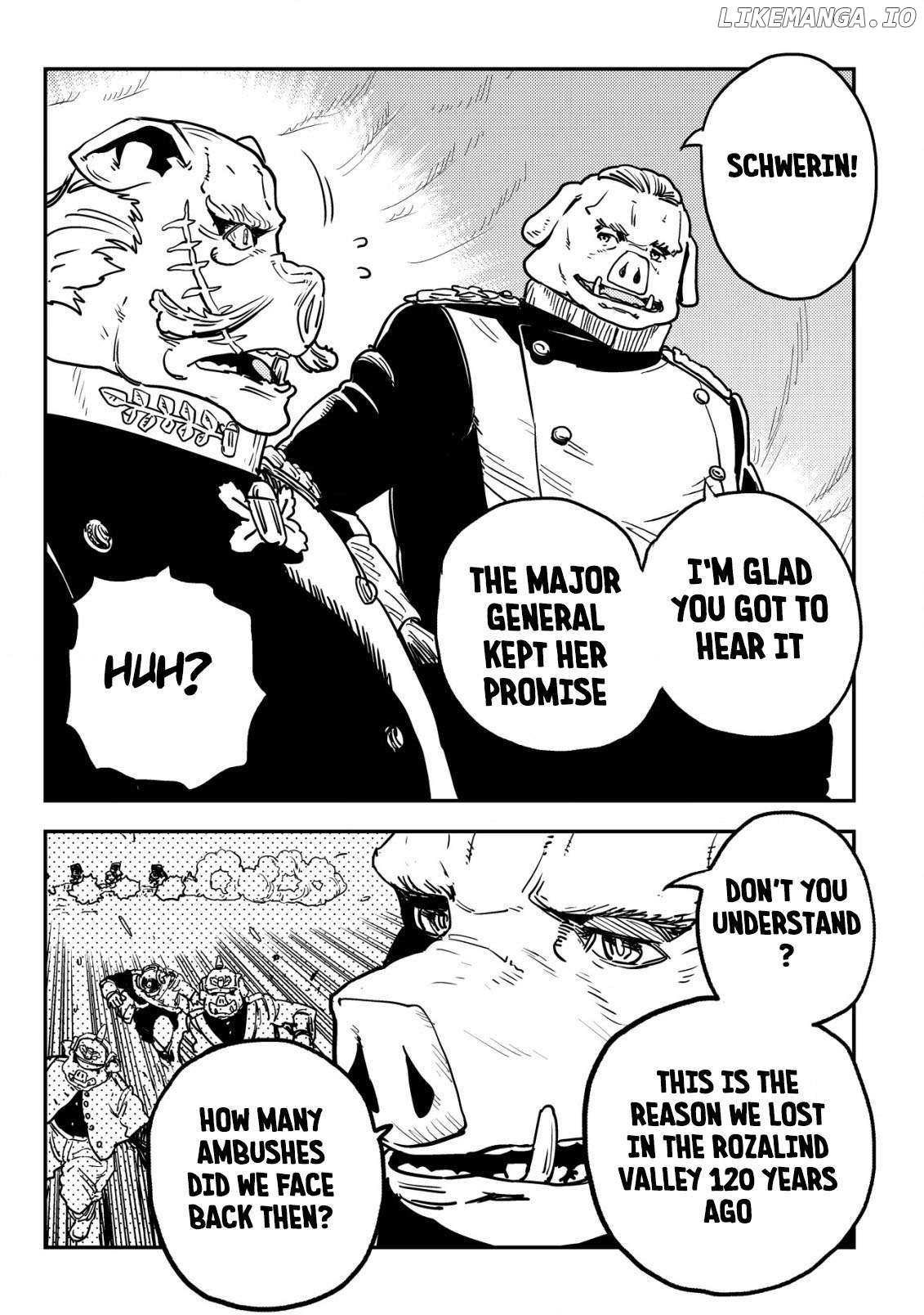 Orcsen Oukokushi – Yaban na Ooku no Kuni wa, Ikanishite Heiwa na Elf no Kuni wo Yakiharau ni Itatta ka Chapter 5.2 - page 28