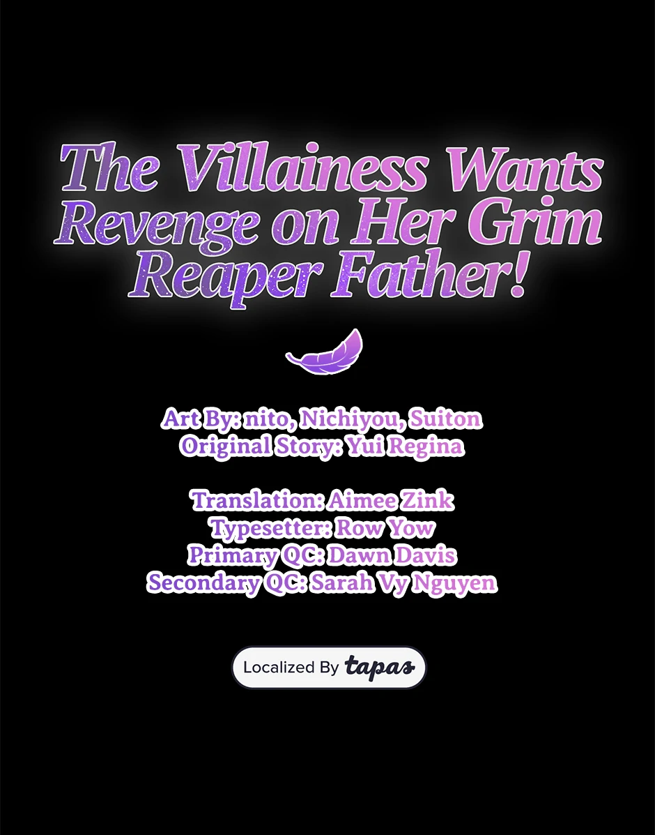 The Villainess Can't Take Revenge on Her Reaper Father Chapter 26 - page 1