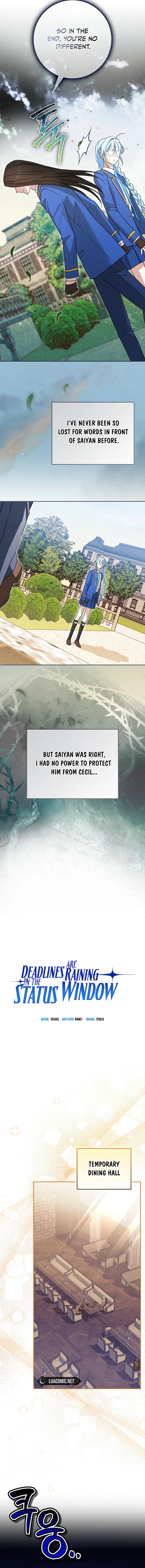 Deadline Is Raining in the Status Window Chapter 56 - page 6