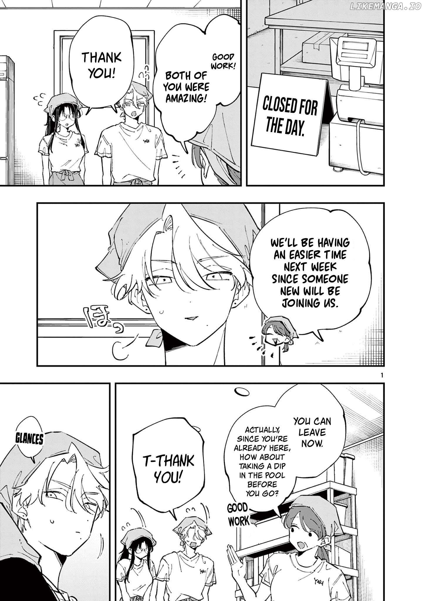 The Person Sitting Next to Me Looking at Me with Perverted Eyes Chapter 56 - page 1