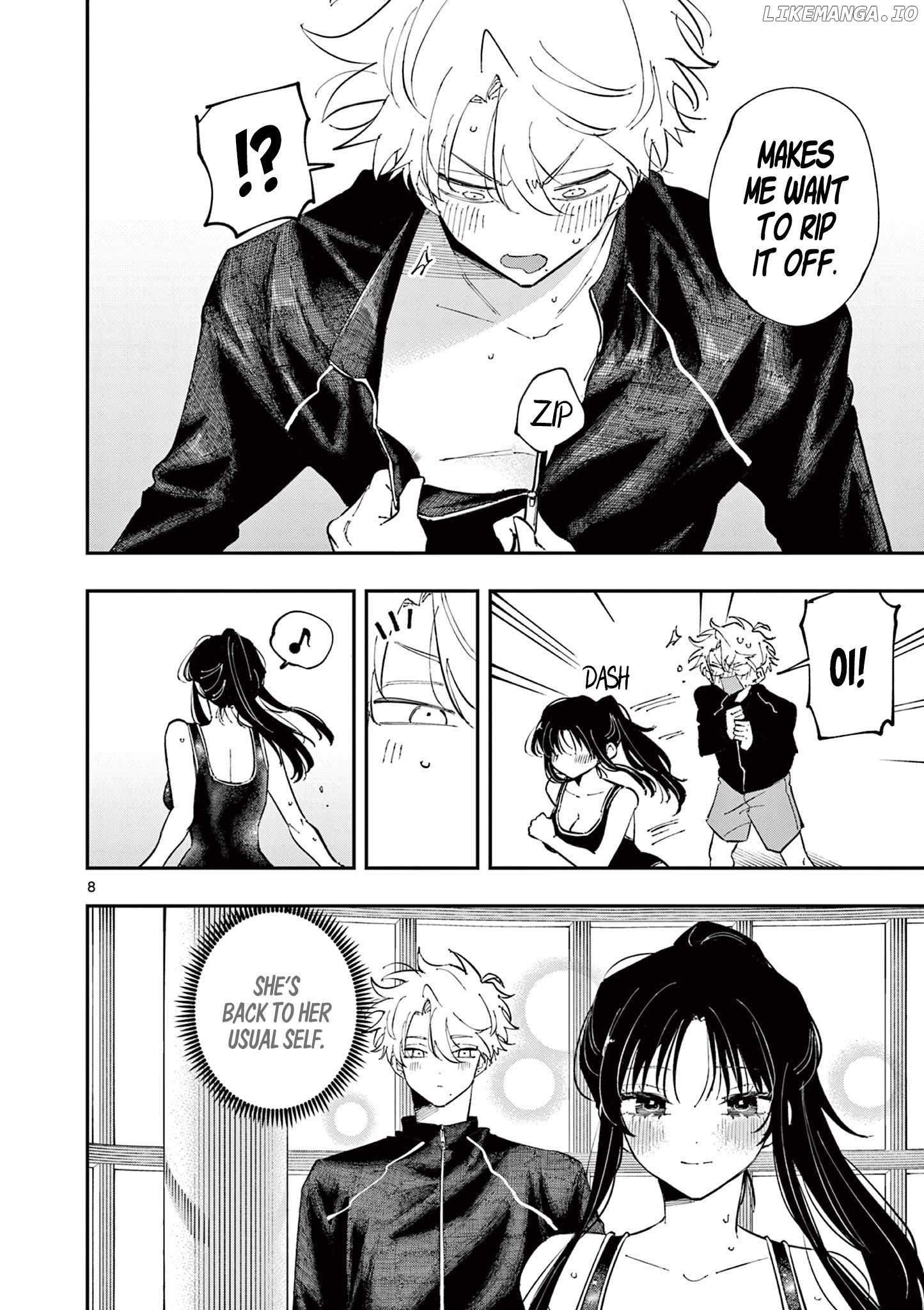 The Person Sitting Next to Me Looking at Me with Perverted Eyes Chapter 56 - page 8