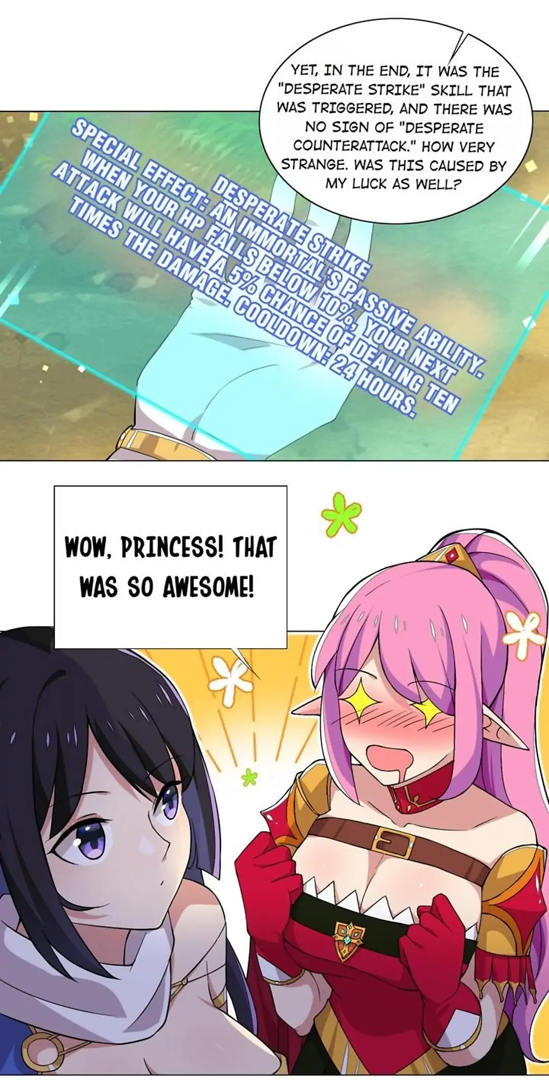 I Was Reincarnated Into a Super God, but Also Become a Lucky 666 Princess of Destiny Chapter 16 - page 14