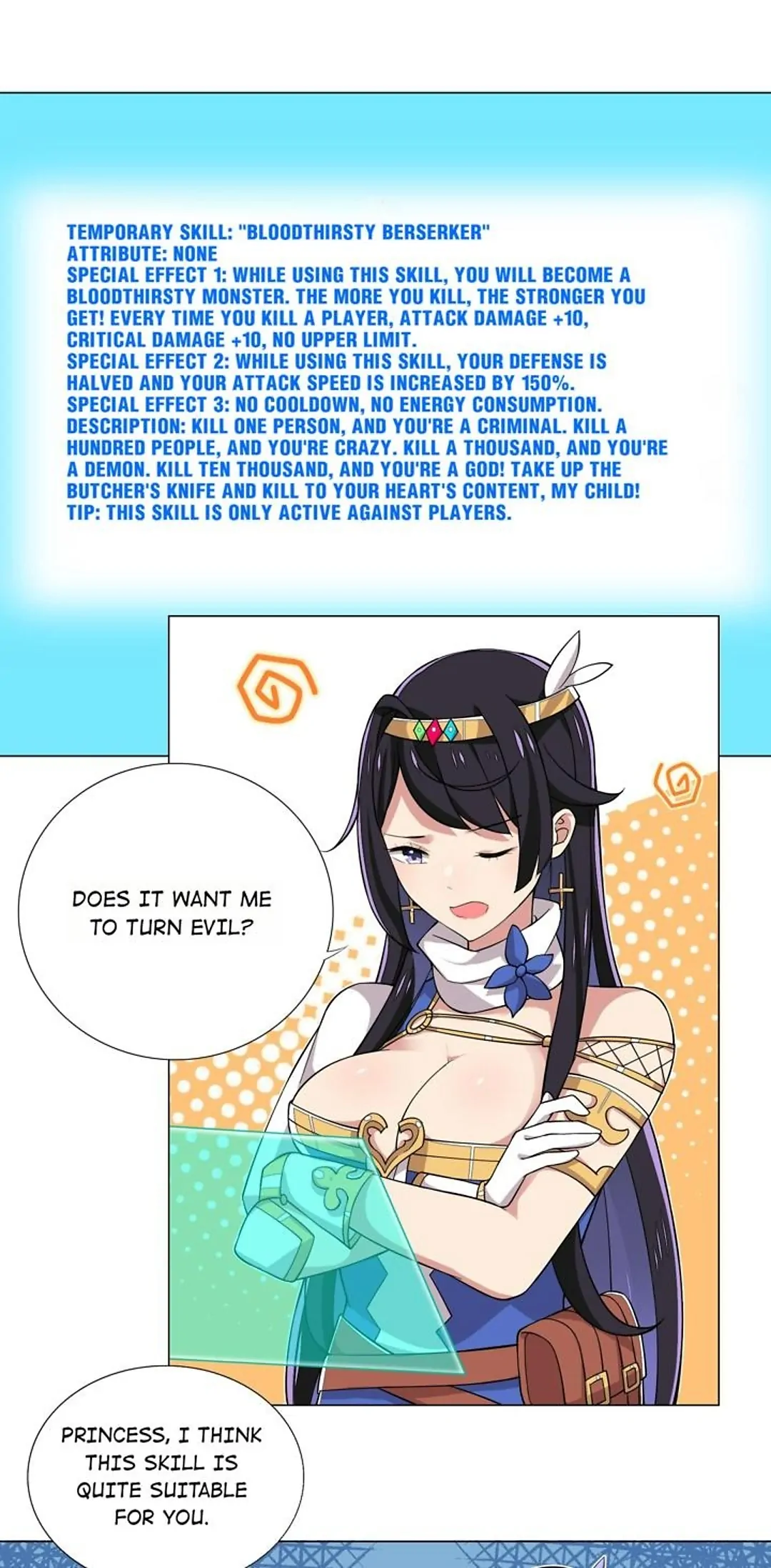I Was Reincarnated Into a Super God, but Also Become a Lucky 666 Princess of Destiny Chapter 21 - page 2