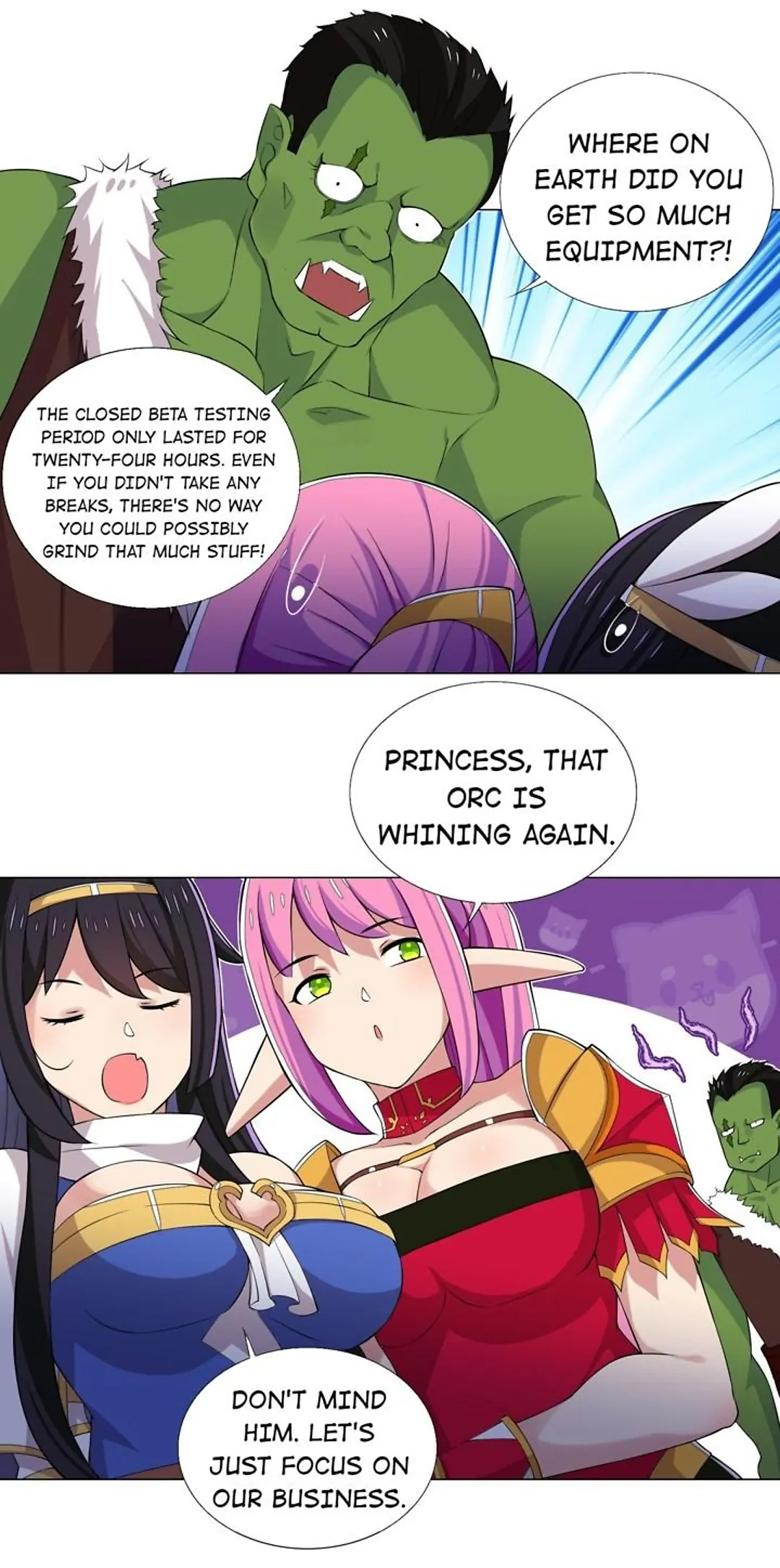 I Was Reincarnated Into a Super God, but Also Become a Lucky 666 Princess of Destiny Chapter 28 - page 8
