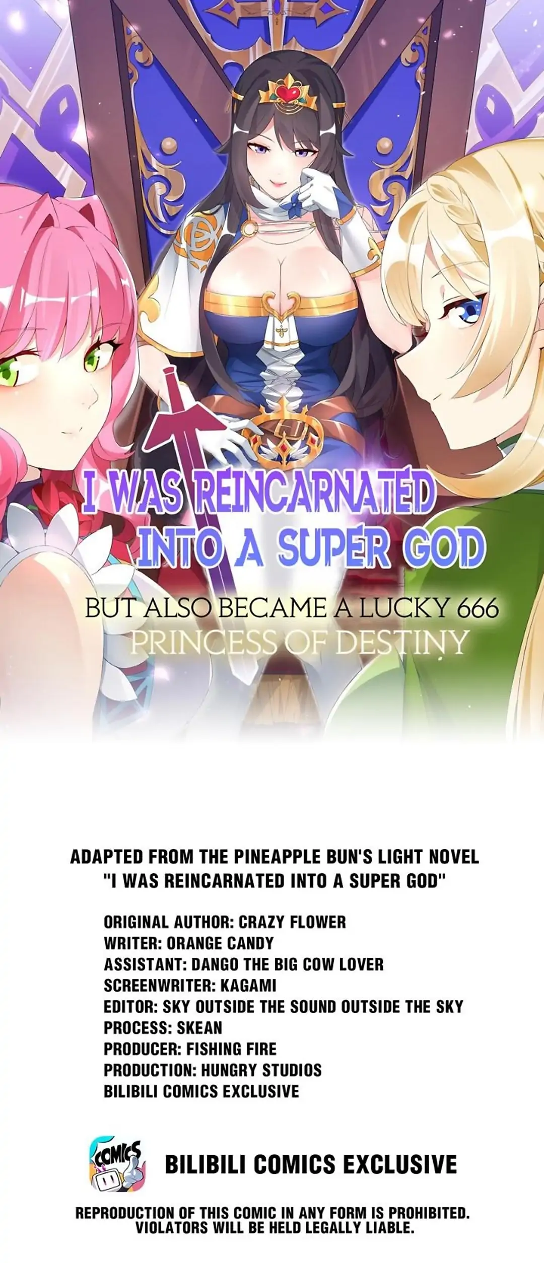I Was Reincarnated Into a Super God, but Also Become a Lucky 666 Princess of Destiny Chapter 65 - page 1