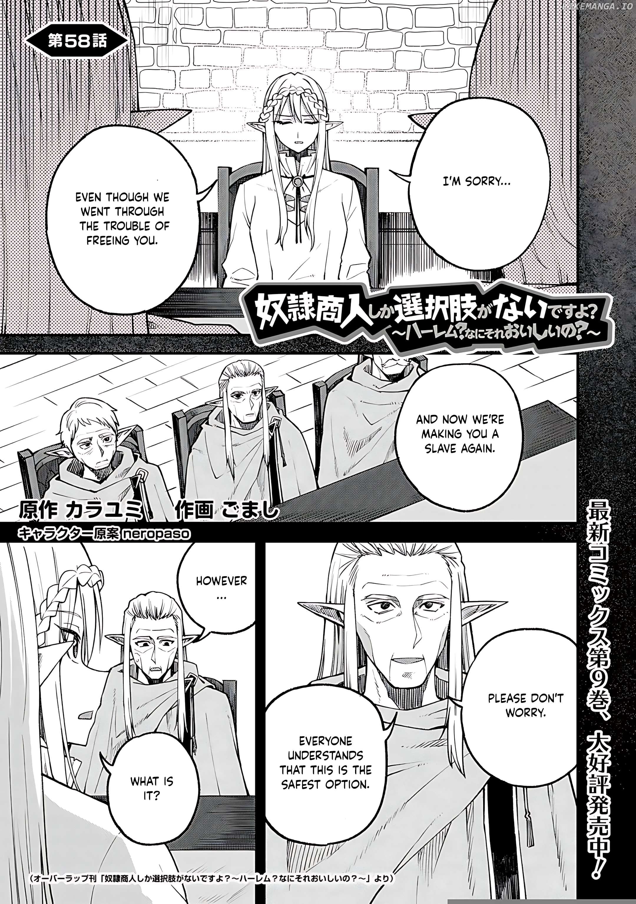Dorei Shounin Shika Sentakushi Ga Nai desu Yo? ~Harem? Nani sore oishii no?~ Chapter 58 - page 2