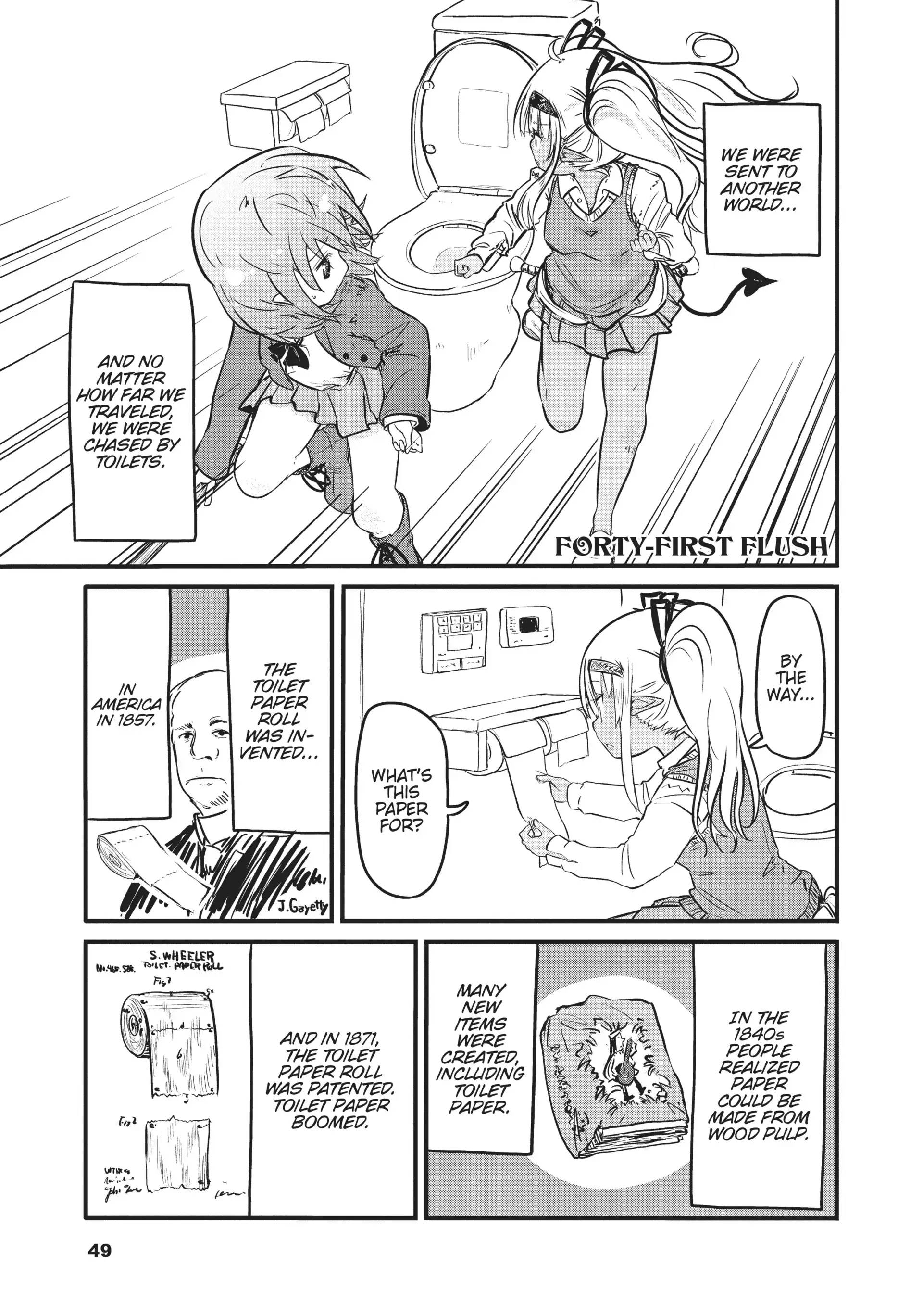 Isekai no Toire de Dai wo suru. Chapter 41 - page 1