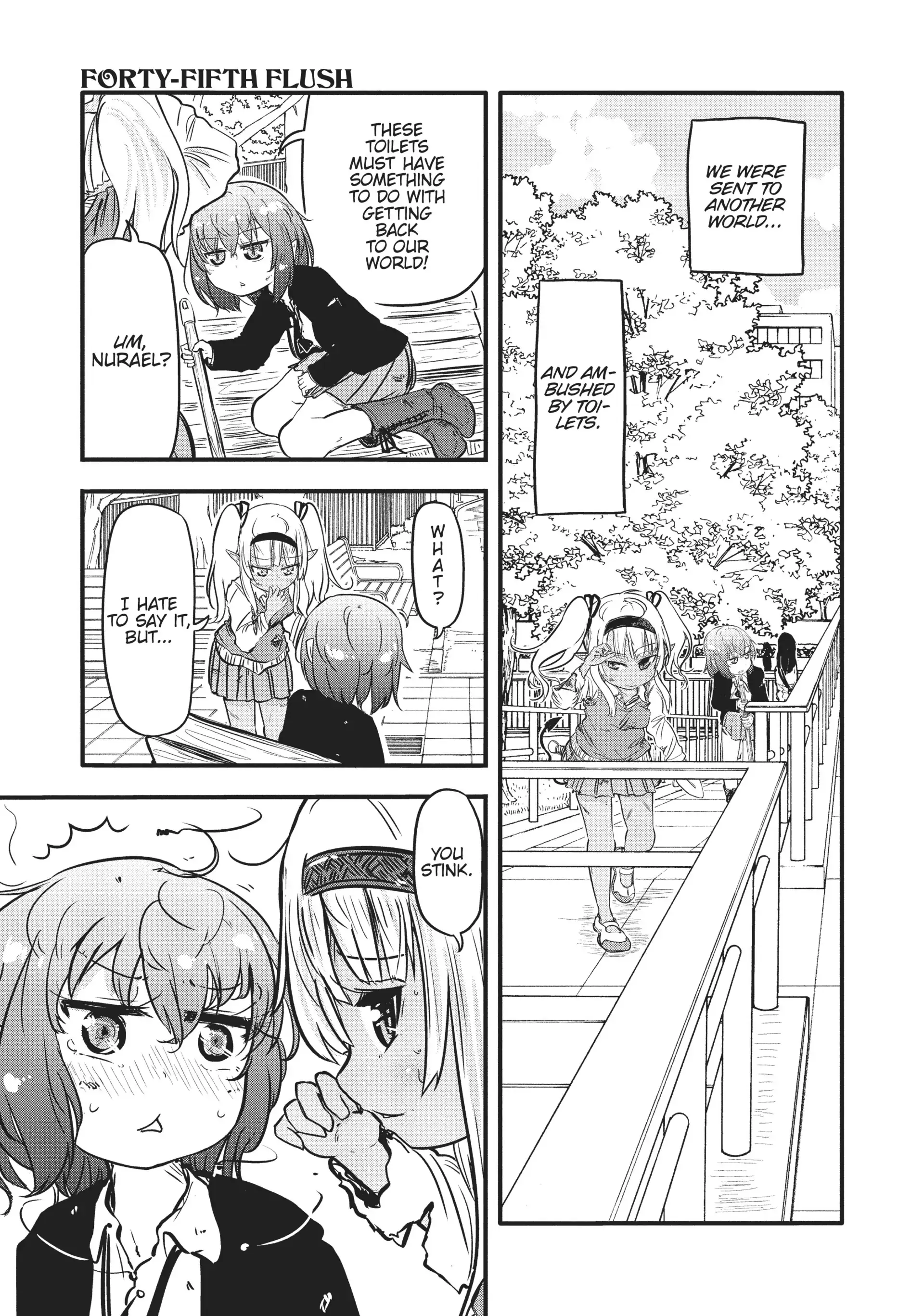 Isekai no Toire de Dai wo suru. Chapter 45 - page 1