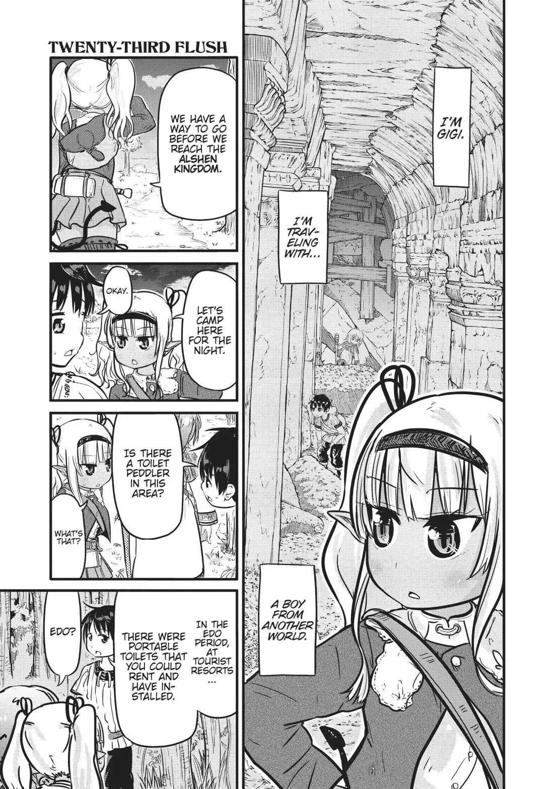 Isekai no Toire de Dai wo suru. Chapter 23 - page 1