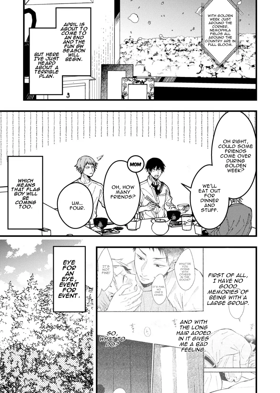 A World Where Everything Definitely Becomes BL vs. The Man Who Definitely Doesn't Want To Be In A BL Chapter 90 - page 1