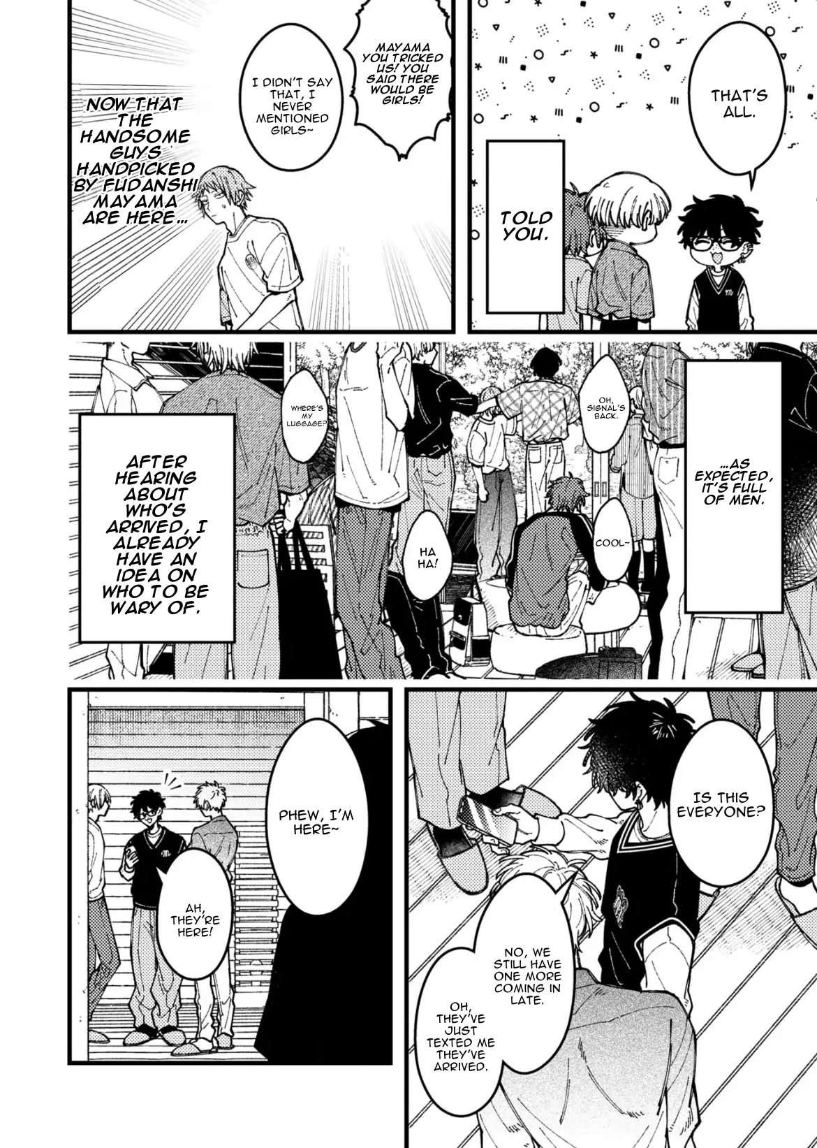 A World Where Everything Definitely Becomes BL vs. The Man Who Definitely Doesn't Want To Be In A BL Chapter 90 - page 4