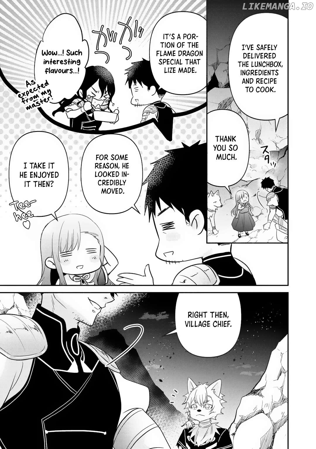Tensei Youjo. Kamikemono to Ouji to, Saikyou no Ojisan Youhei-dan no Naka de Ikiru. Chapter 21 - page 4