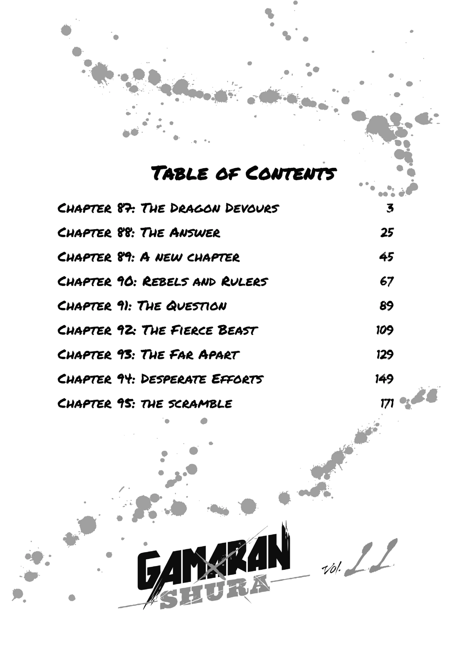Gamaran: Shura Chapter 87 - page 3