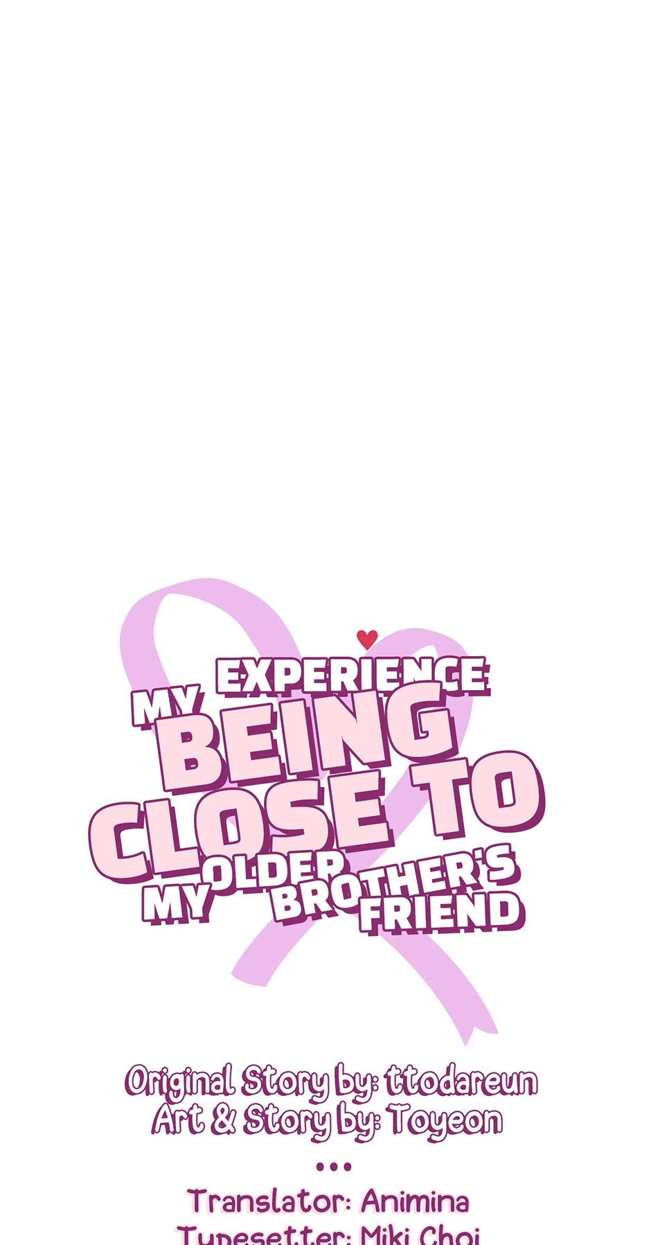 My Experience Being Close to My Older Brother's Friend Chapter 58 - page 7