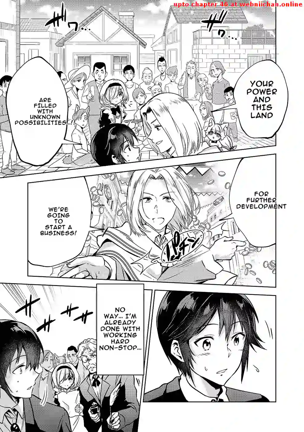 Tenshou Kizoku no Bannou Kaitaku Kara~ "Kakudai & Shukushou" Sukiru o Tsukatte Itara Saikyou Ryouchi ni Narimashita～ Chapter 10 - page 34