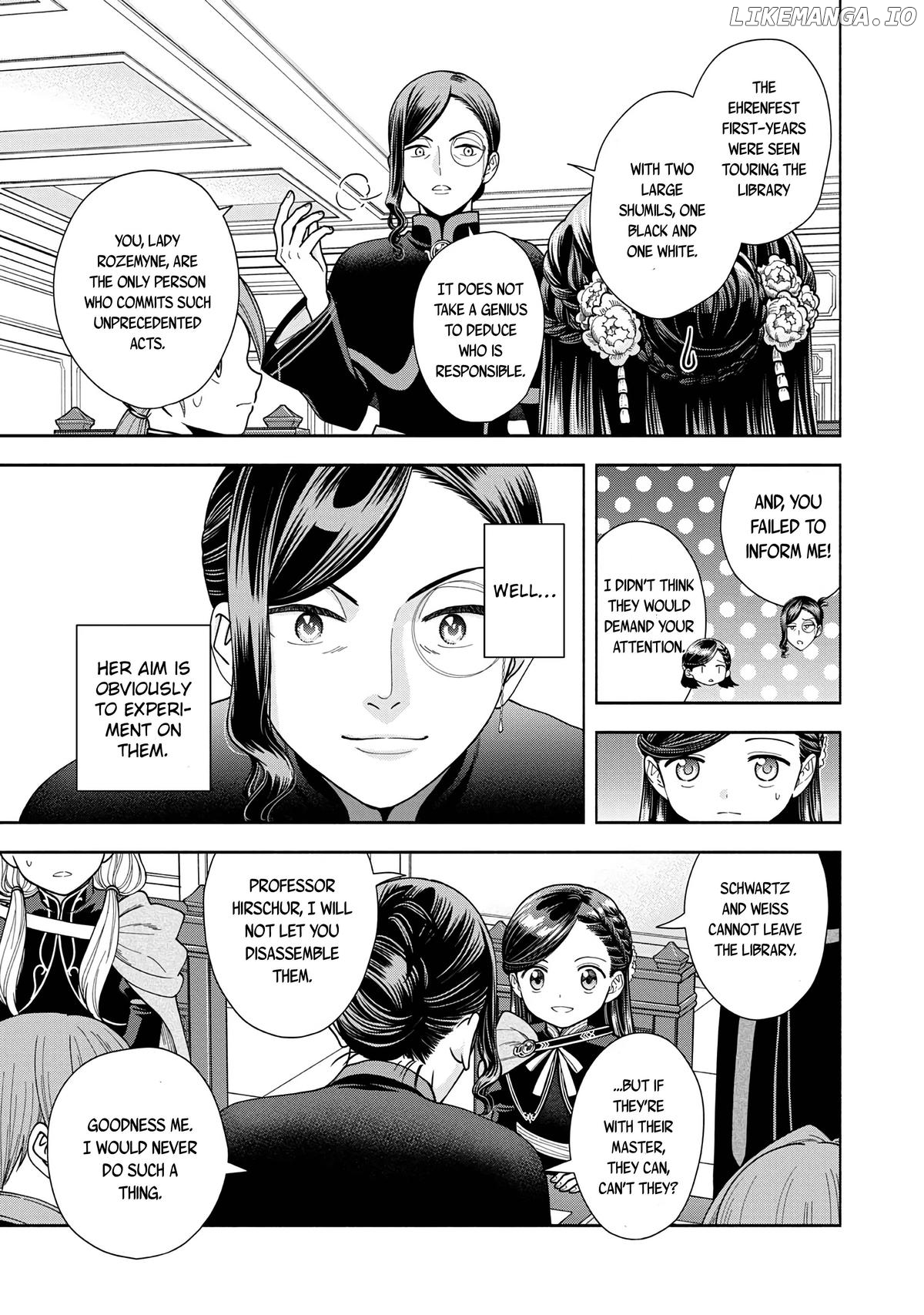 Honzuki No Gekokujou ~Shisho Ni Naru Tame Ni Wa Shudan Wo Erandeiraremasen~ Dai 4-Bu 「 Kizokuin No Toshokan Wo Sukuitai!」 Chapter 13 - page 21