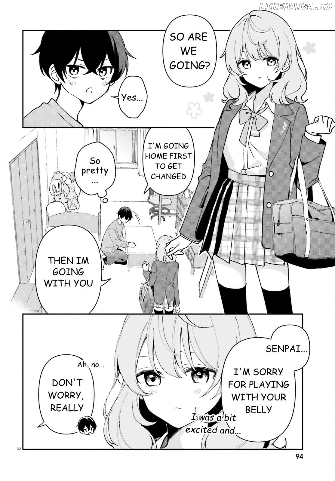 "you Want To Sleep With Me, Don't You, Senpai?" And She Whispered Sweetly, So I Can't Sleep Tonight Either Chapter 2 - page 3