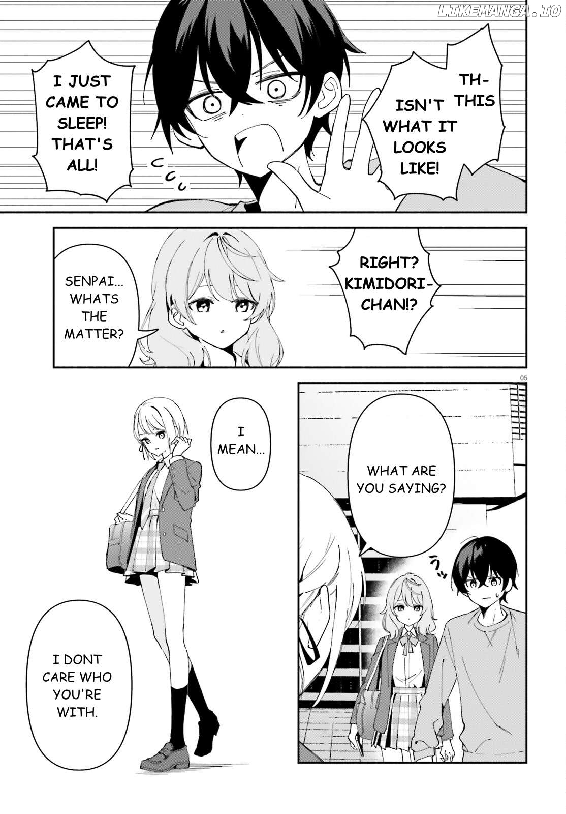 "you Want To Sleep With Me, Don't You, Senpai?" And She Whispered Sweetly, So I Can't Sleep Tonight Either Chapter 2 - page 6