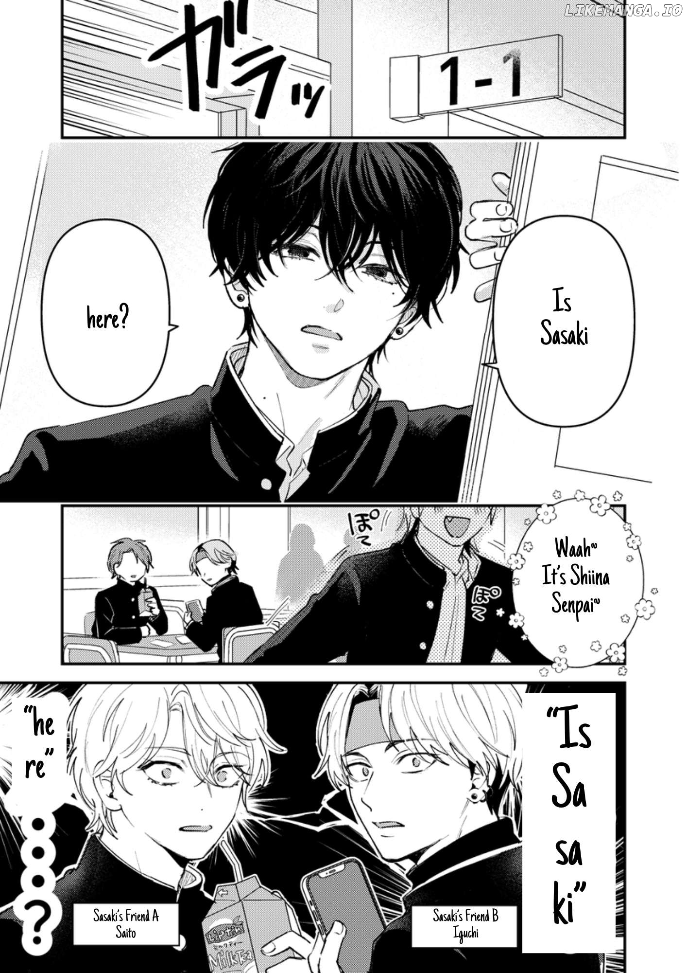Dameo No Shiina-Senpai To Yabao No Sasaki-Kun Chapter 21 - page 2