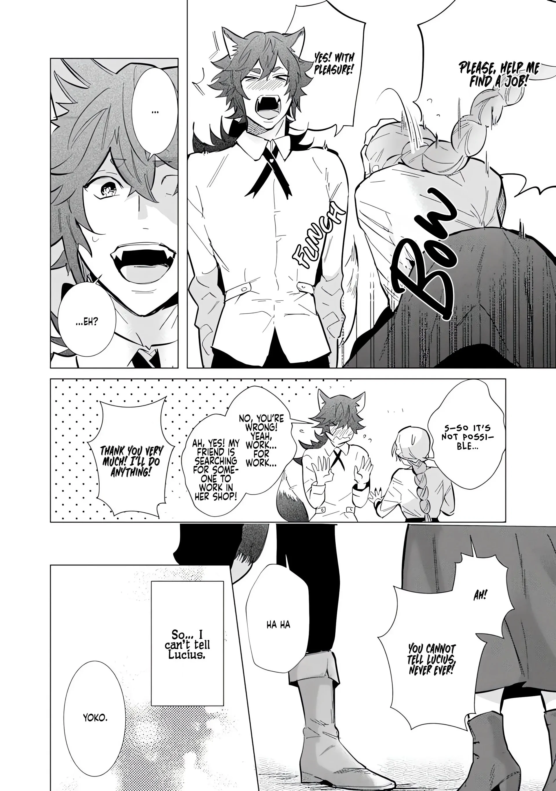 Hazure Shuzoku "Orc" ni Tensei shitara Saikyou Kishi-sama ni Torawaremashite Chapter 5 - page 7