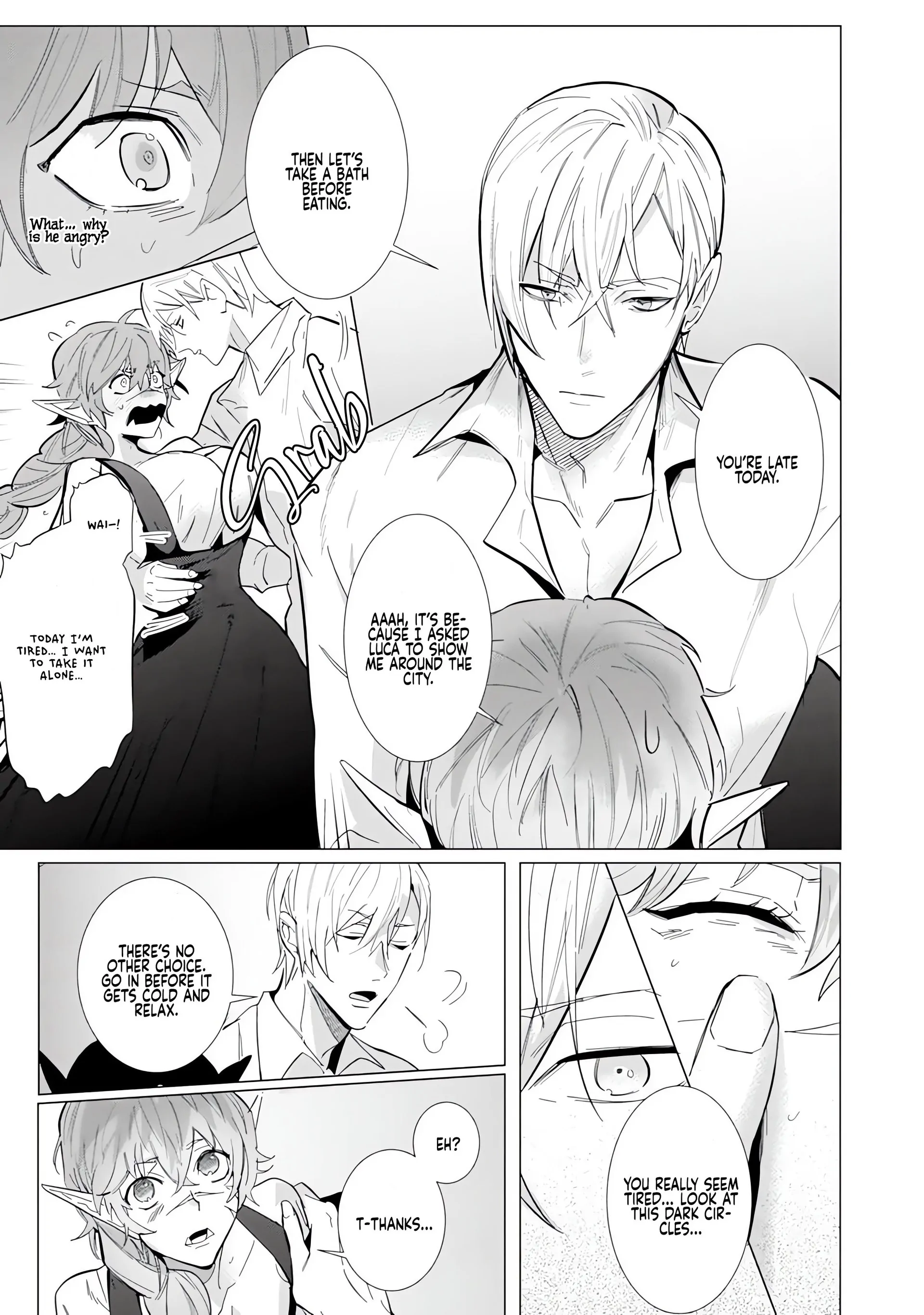 Hazure Shuzoku "Orc" ni Tensei shitara Saikyou Kishi-sama ni Torawaremashite Chapter 5 - page 8