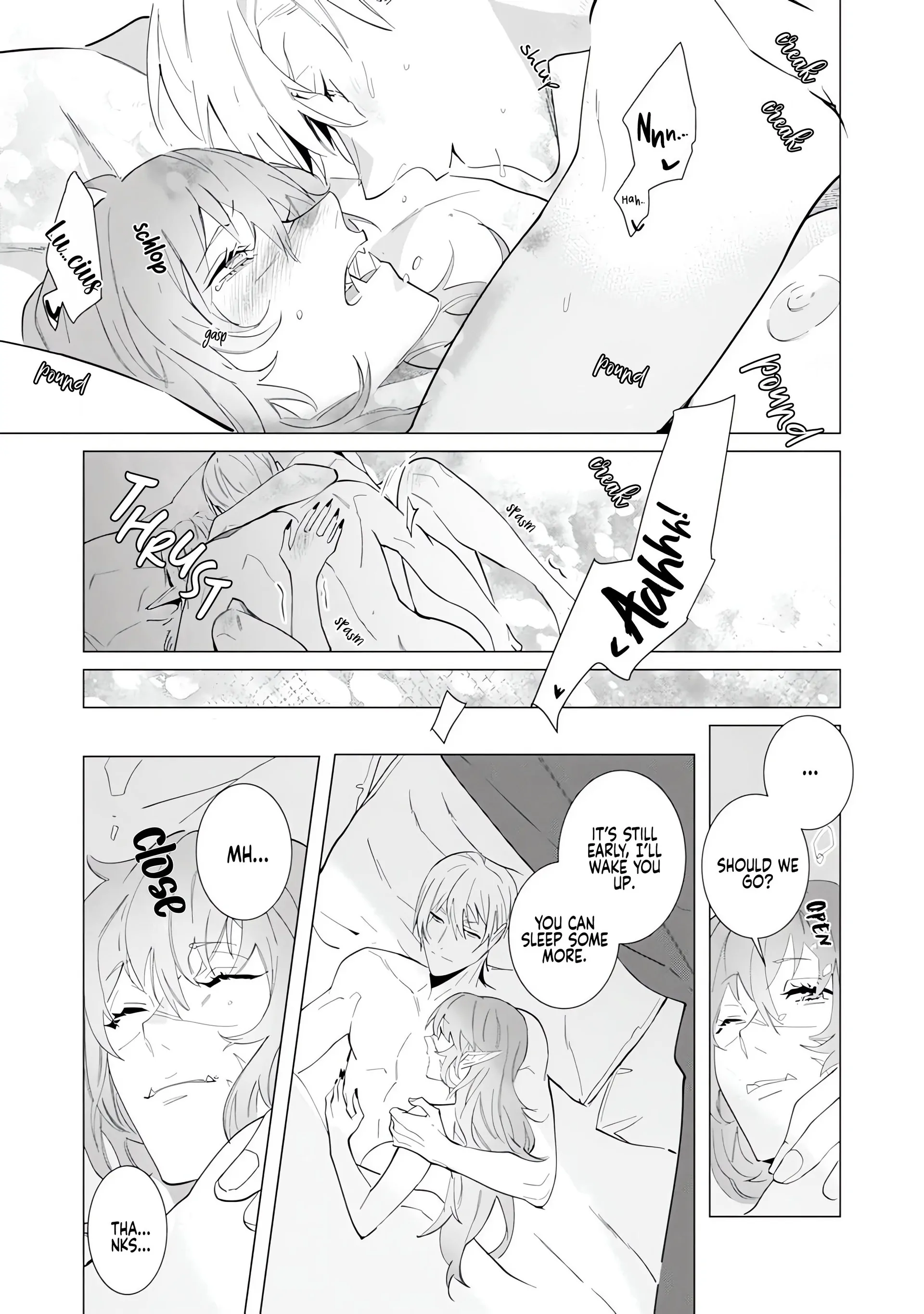 Hazure Shuzoku "Orc" ni Tensei shitara Saikyou Kishi-sama ni Torawaremashite Chapter 6 - page 17