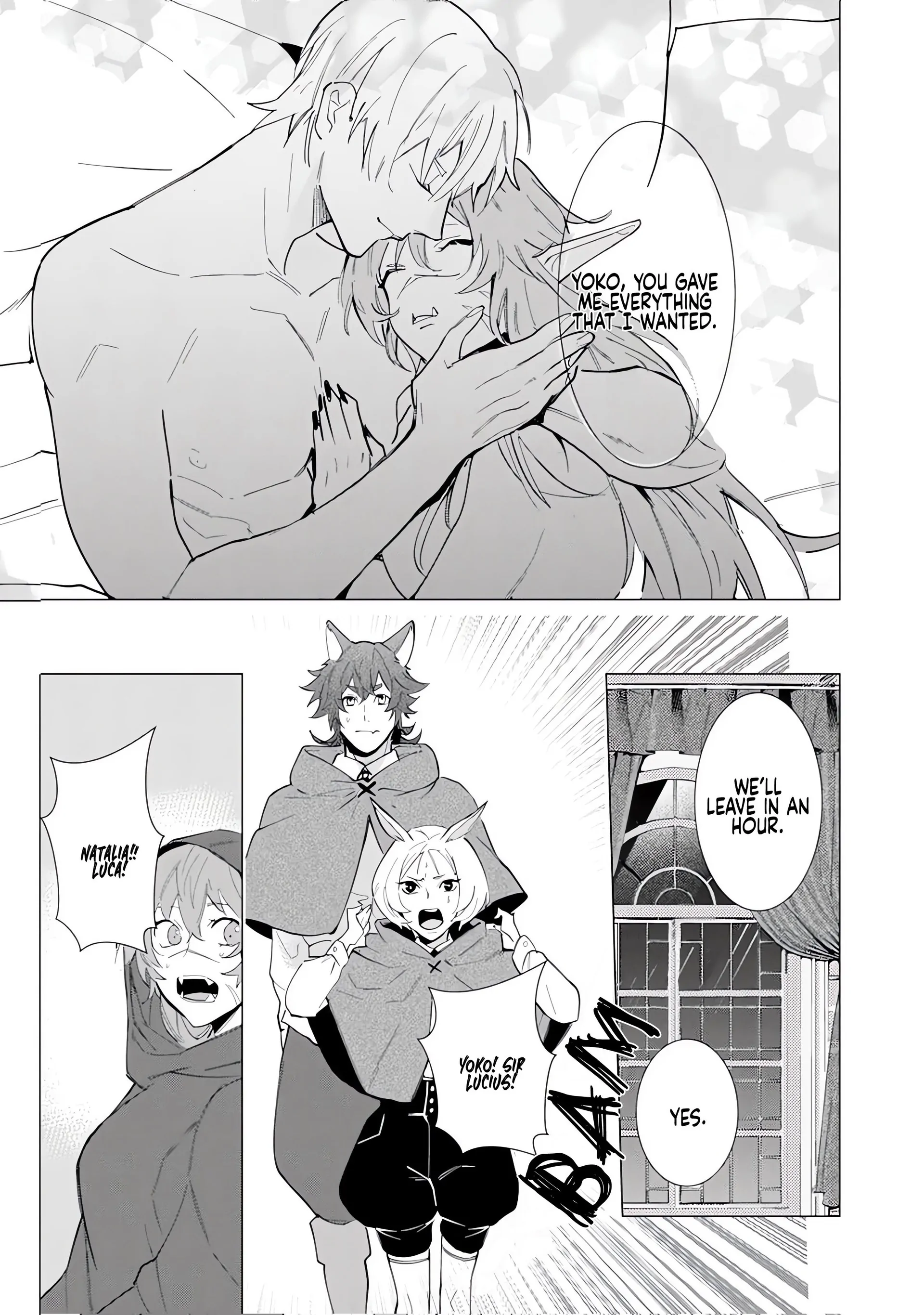 Hazure Shuzoku "Orc" ni Tensei shitara Saikyou Kishi-sama ni Torawaremashite Chapter 6 - page 19