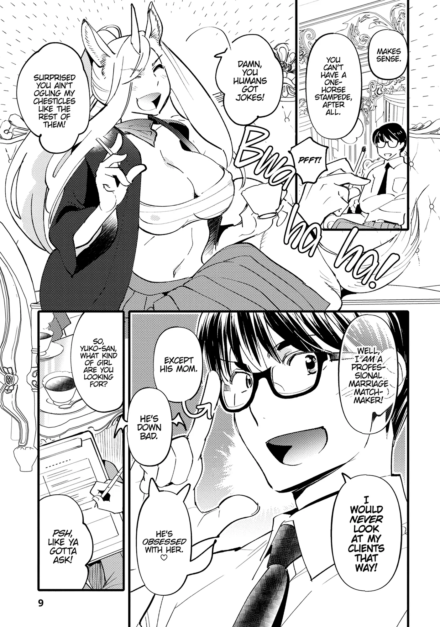 Monster no Konkatsuya-san Chapter 6 - page 9