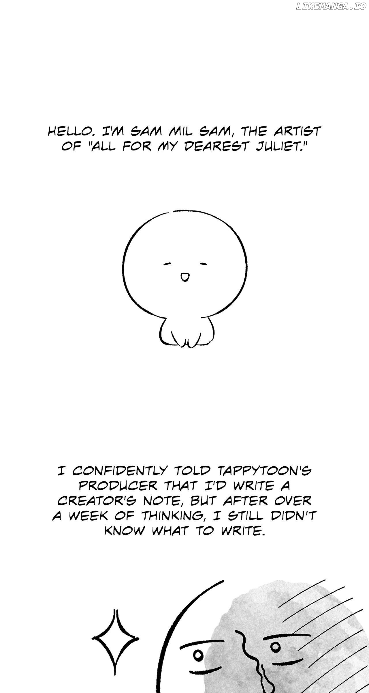 For The Beautiful Juliet Chapter 48.5 - page 18