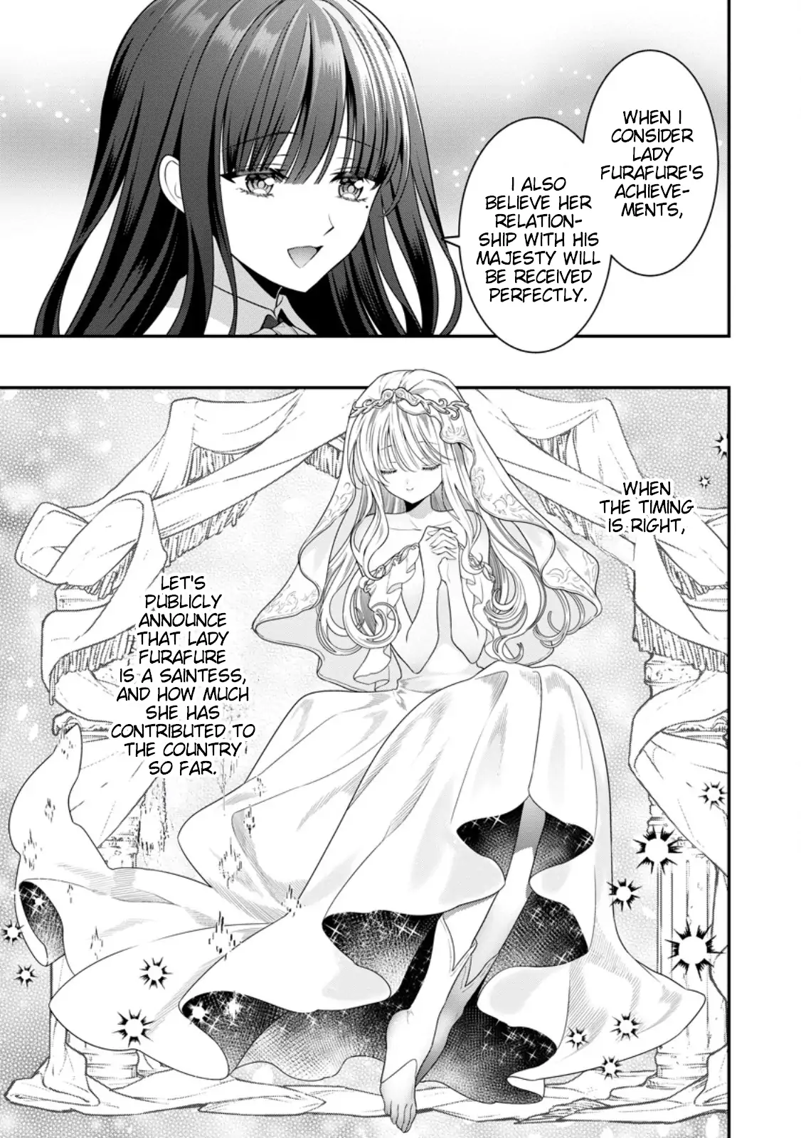 Tsuihou Seijo no Doronko Nouen Seikatsu: Itsunomanika Ringoku wo Sukutte Shimaimashita Chapter 7.1 - page 10