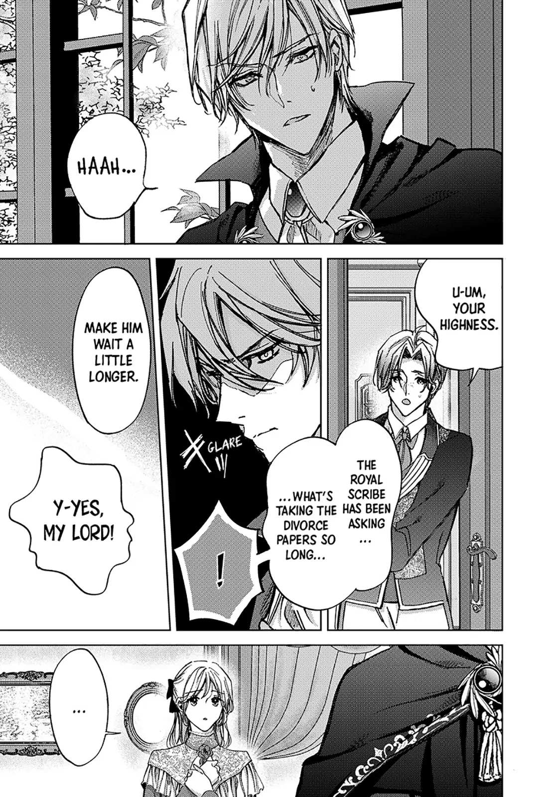 Ouhi-sama wa Rikon shitai - Isekai kara Seijo-sama ga Kita no de, Mou Oyaku Gomen desu wa ne? Chapter 25.3 - page 1