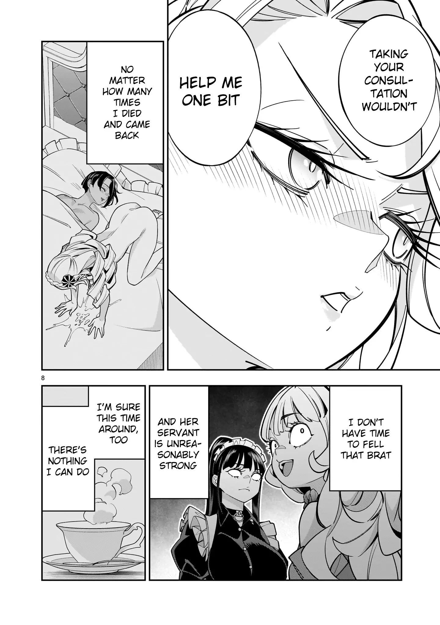 The Death Defying Princess Creates a Yuri Harem to Survive Chapter 8 - page 8