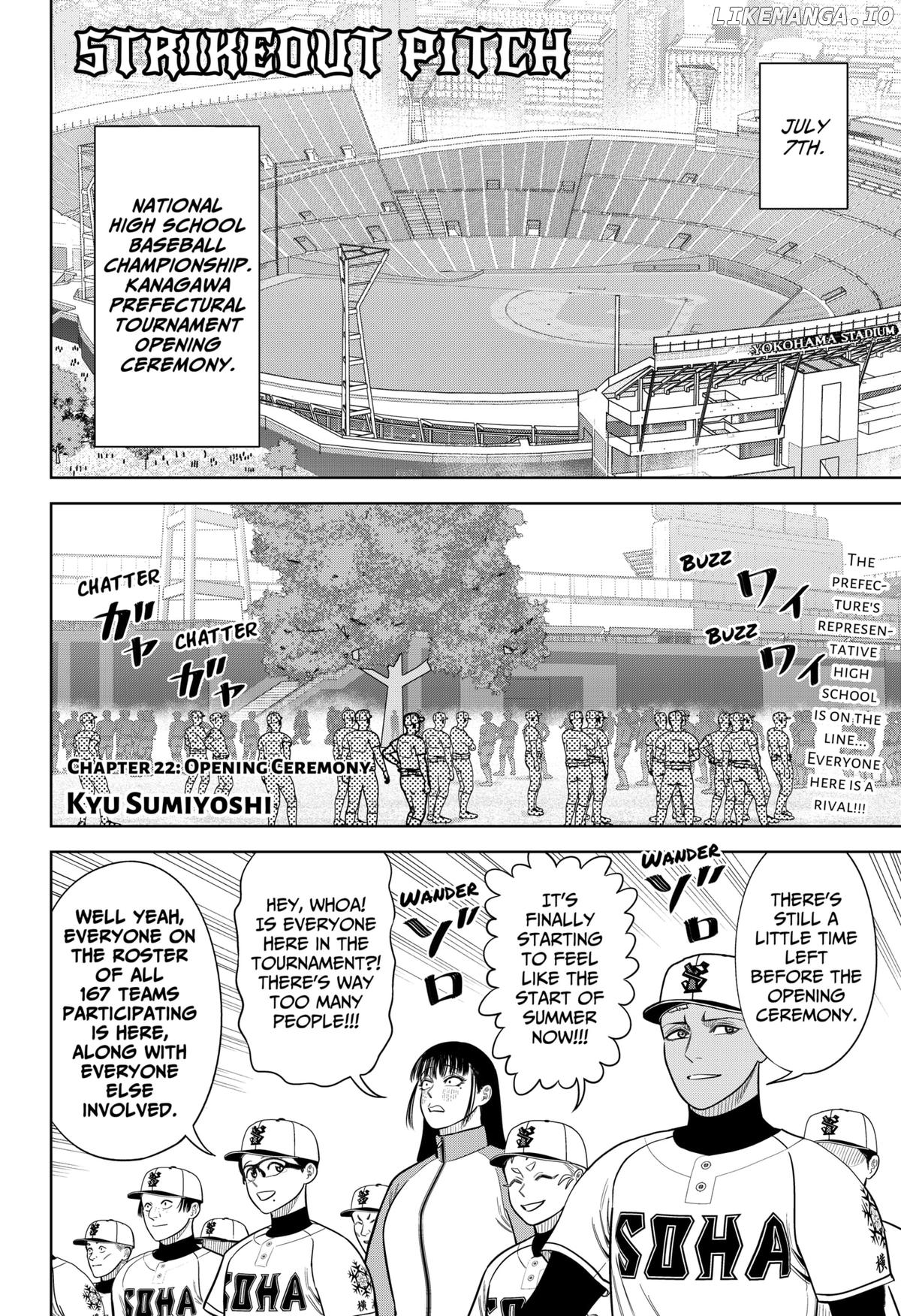 Strikeout Pitch Chapter 22 - page 1