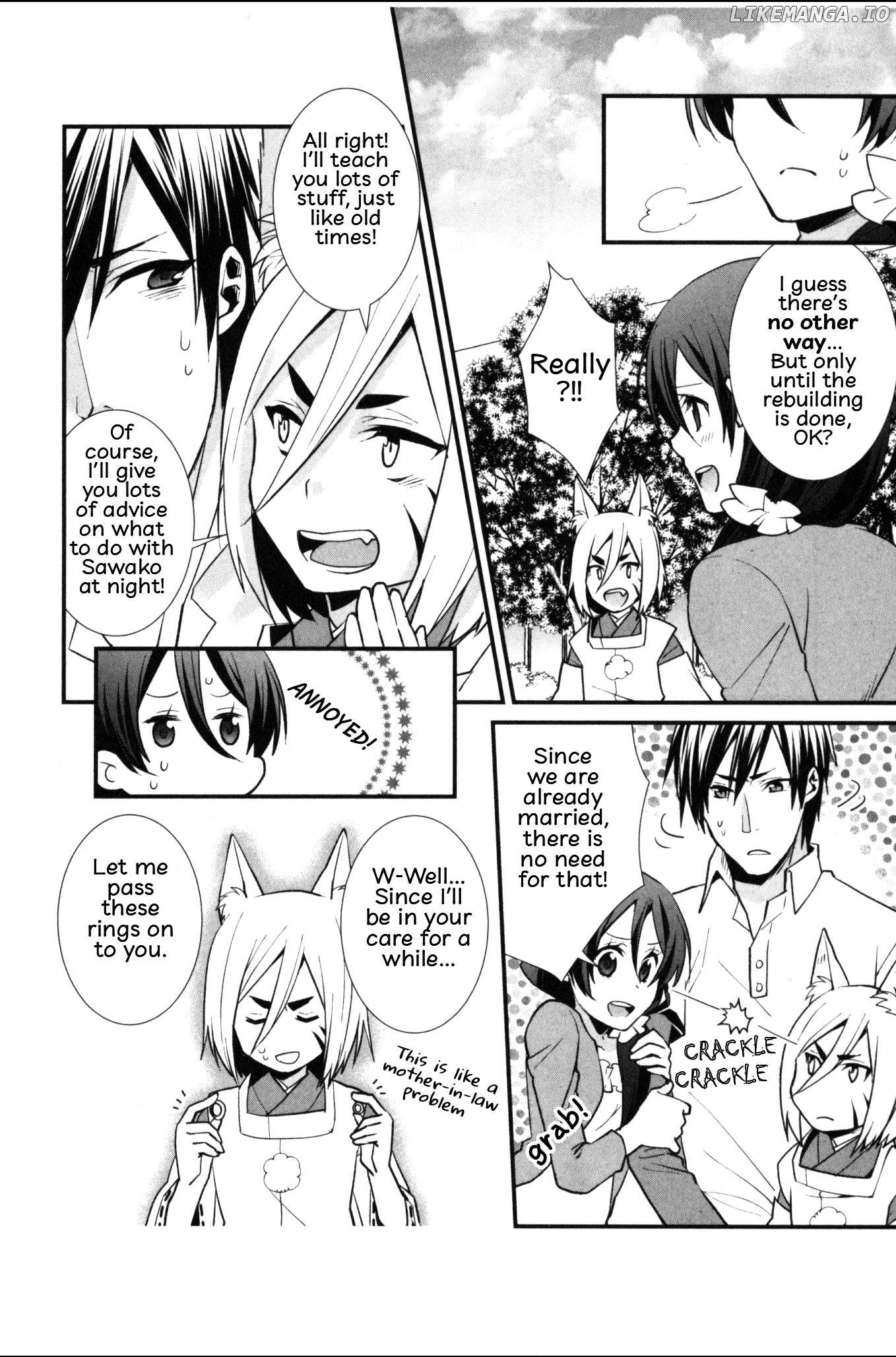 Seiryaku Kekkon Zentei!? Mitsuai no Gishiki Chapter 7 - page 22