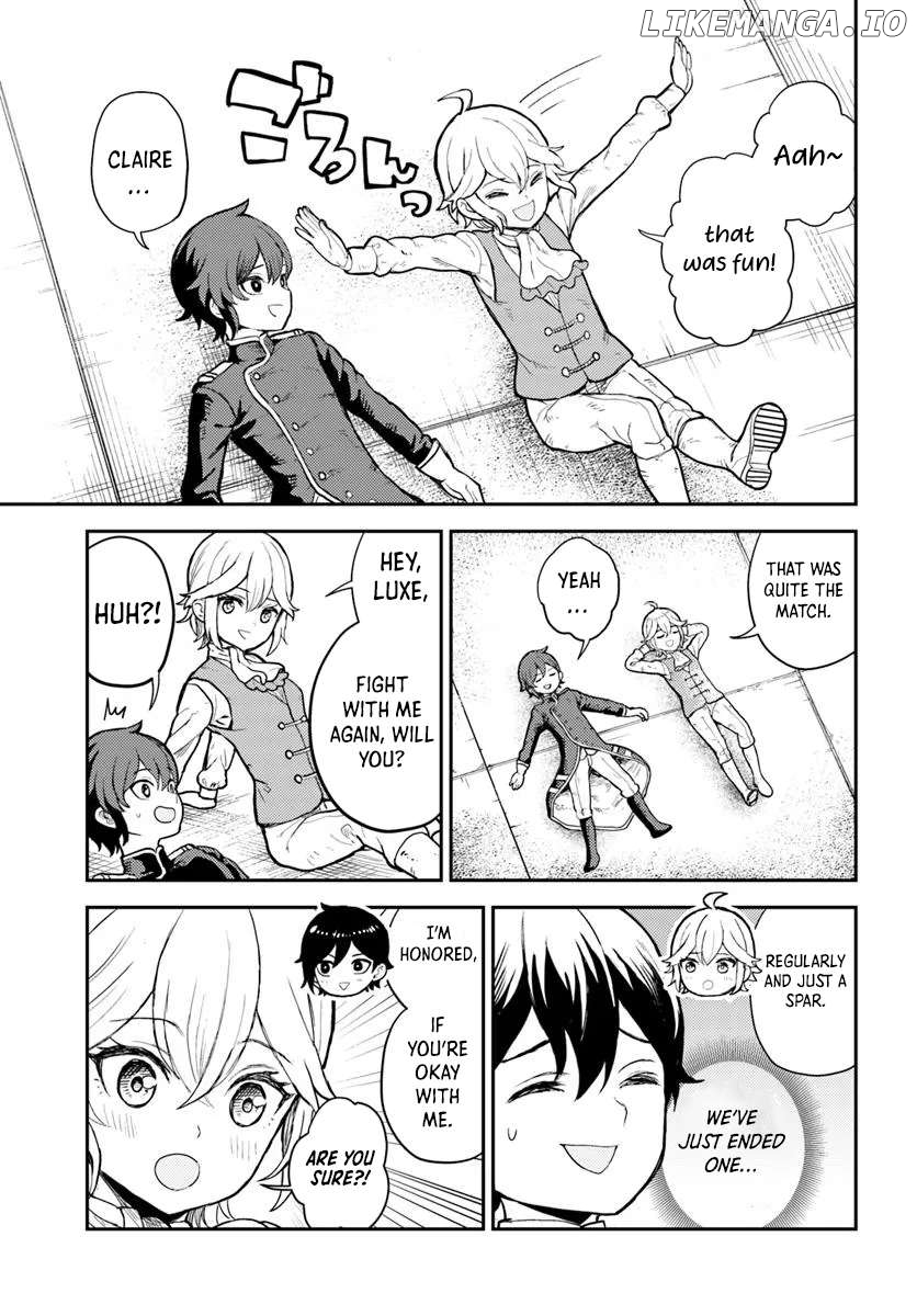 I was reincarnated as the villain with evil eyes, so I aim to be a mob character Chapter 7.2 - page 12