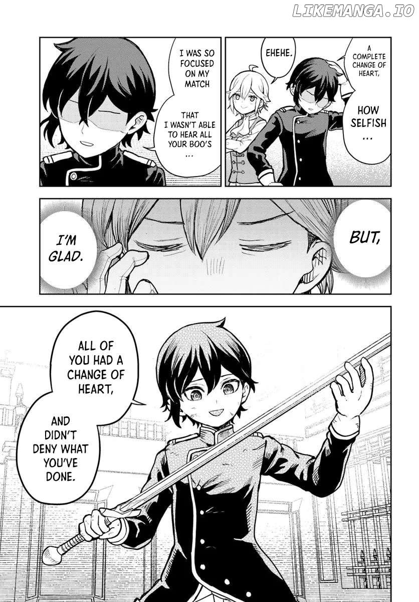 I was reincarnated as the villain with evil eyes, so I aim to be a mob character Chapter 7.2 - page 16