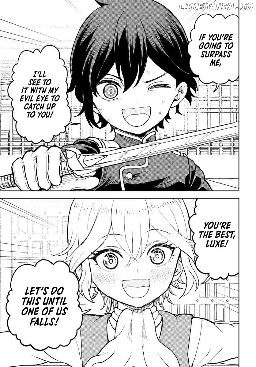 I was reincarnated as the villain with evil eyes, so I aim to be a mob character Chapter 7.2 - page 6